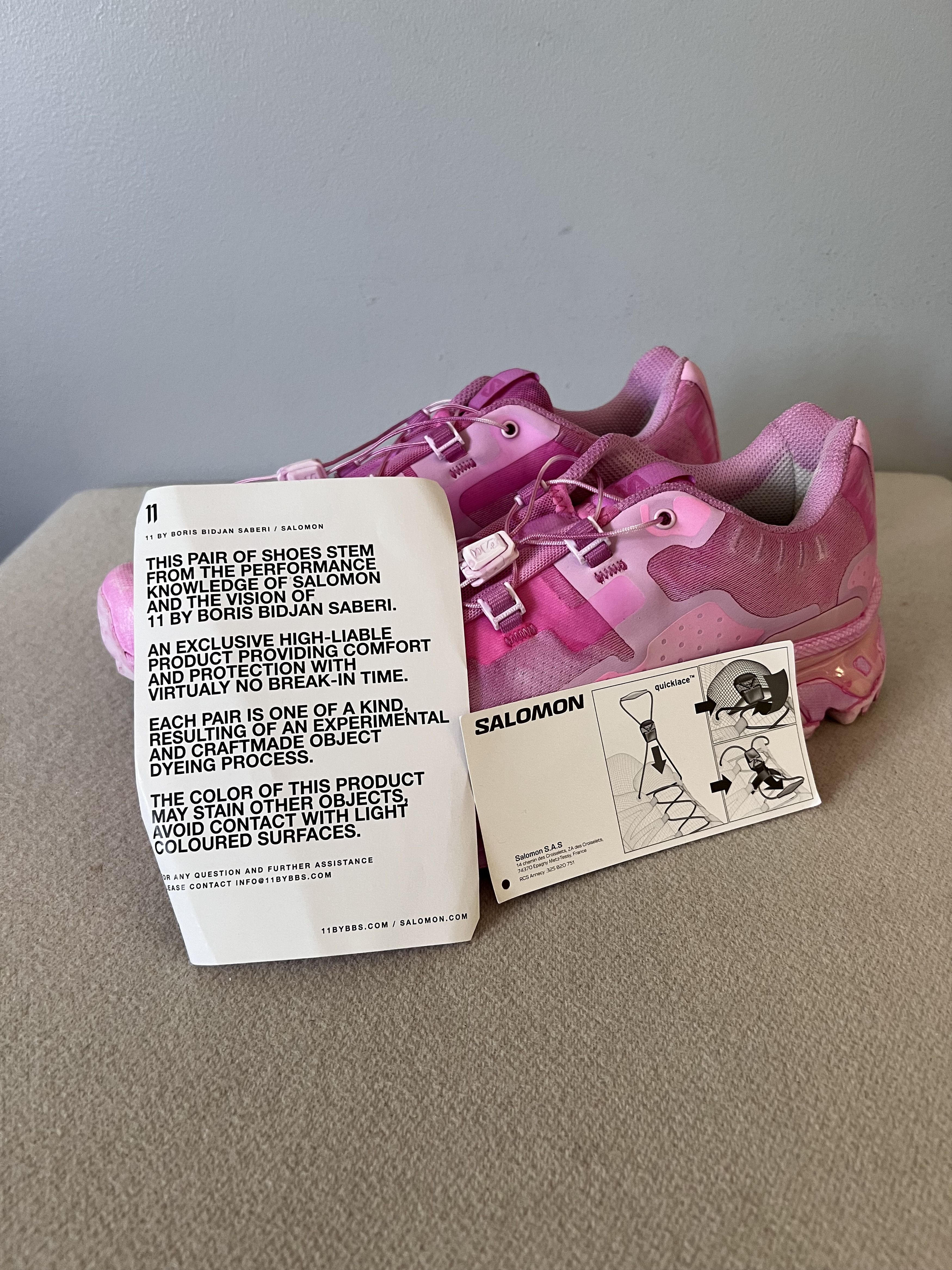 11 By Boris Bidjan Saberi × Salomon 11 By Boris Bidjan Saberi Salomon Bamba 5 in Object Dye Pink Size US 8.5 / EU 41-42 - 7 Thumbnail