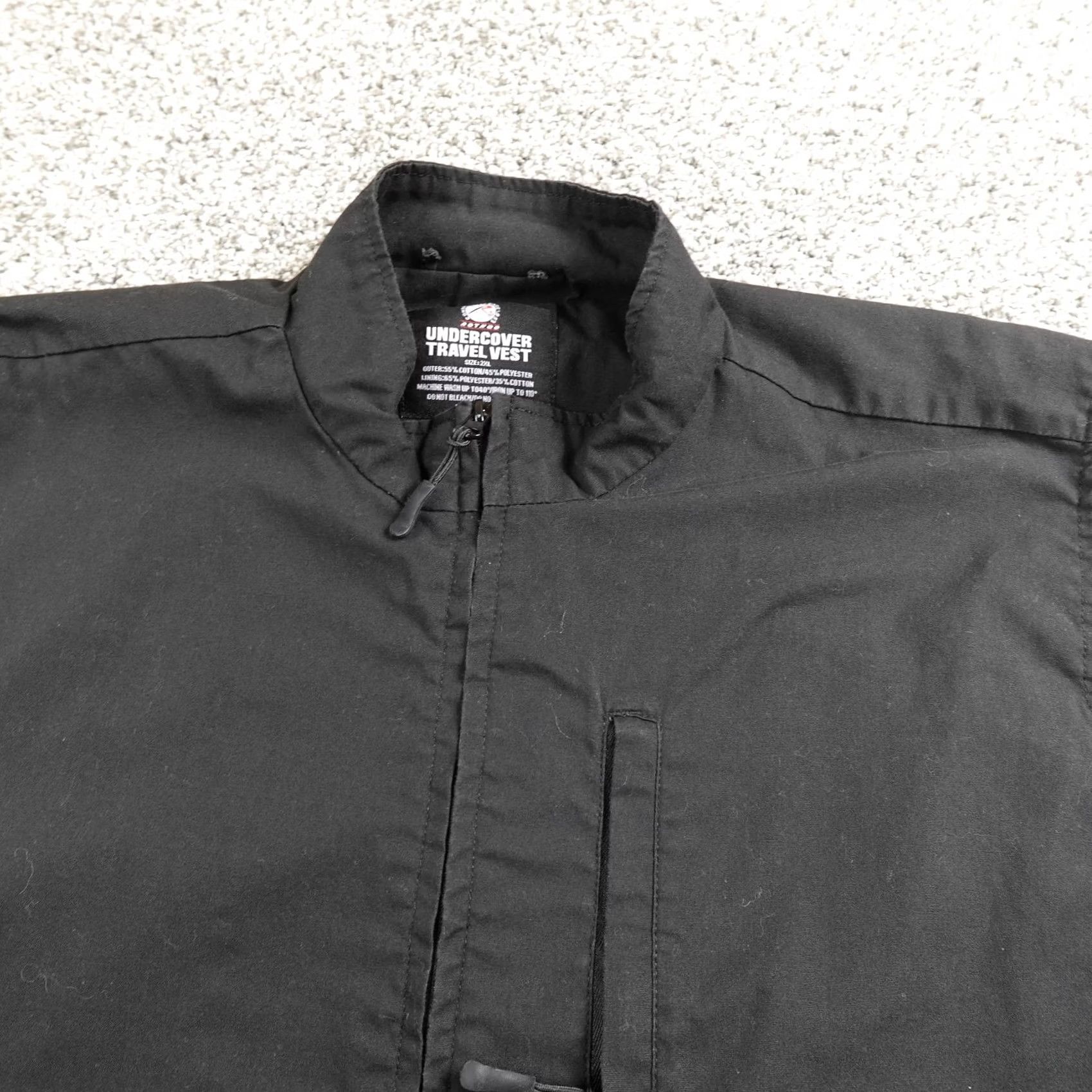 Rothco Rothco Vest Mens 2XL Black Undercover Travel Tactical Utility Outdoor Combat Top Size 48R - 3 Thumbnail