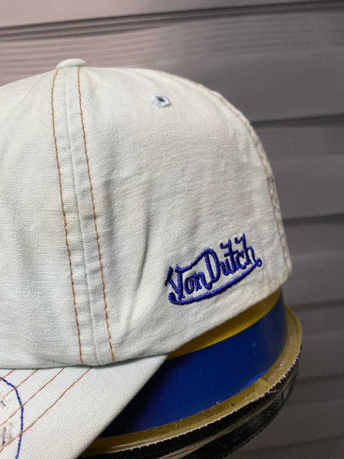Vintage × Von Dutch 🔥 Vintage Von Dutch Hat Distressed 🔥 Size ONE SIZE - 3 Thumbnail