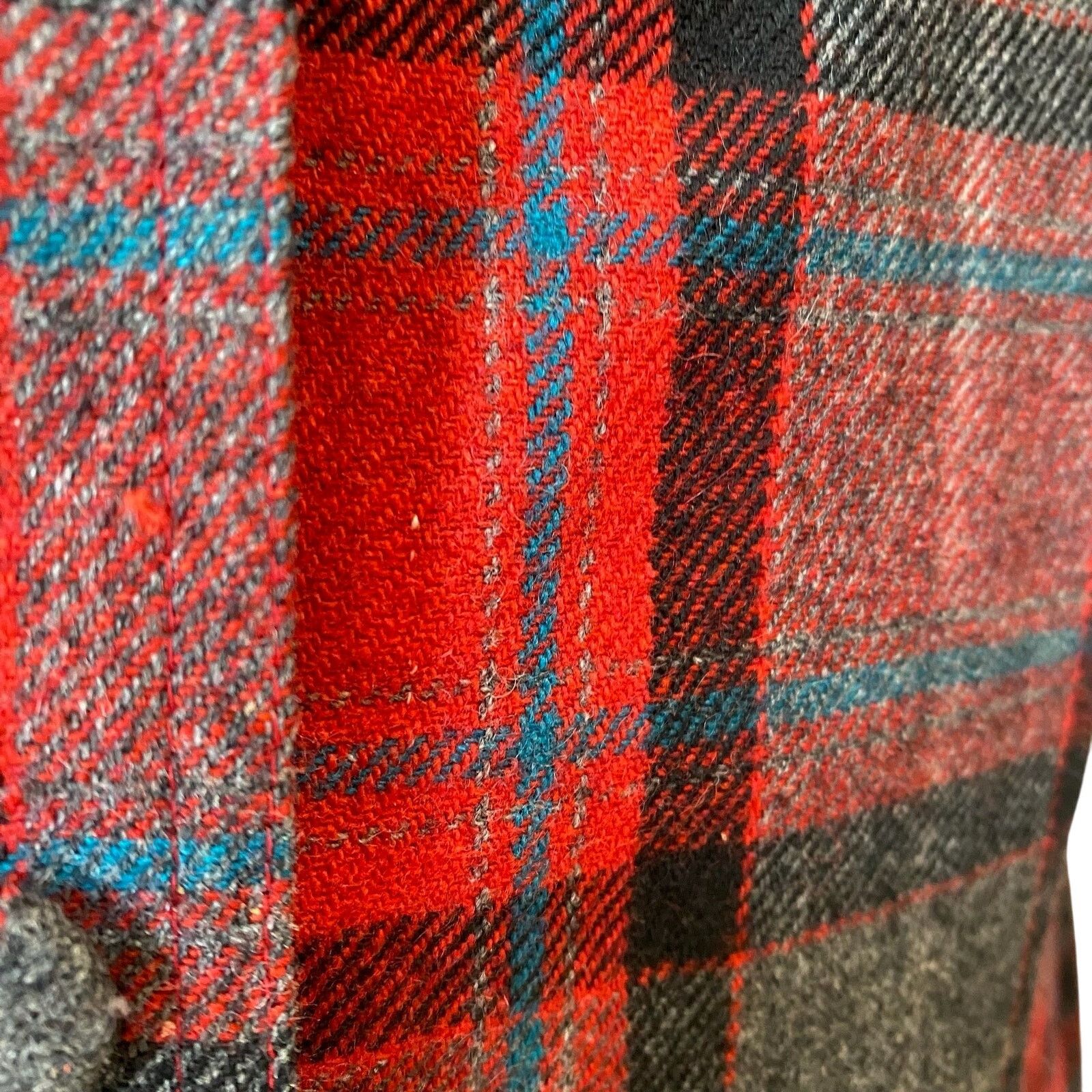 Other vintage 80s red plaid pin up skirt Size 28" / US 6 / IT 42 - 3 Thumbnail