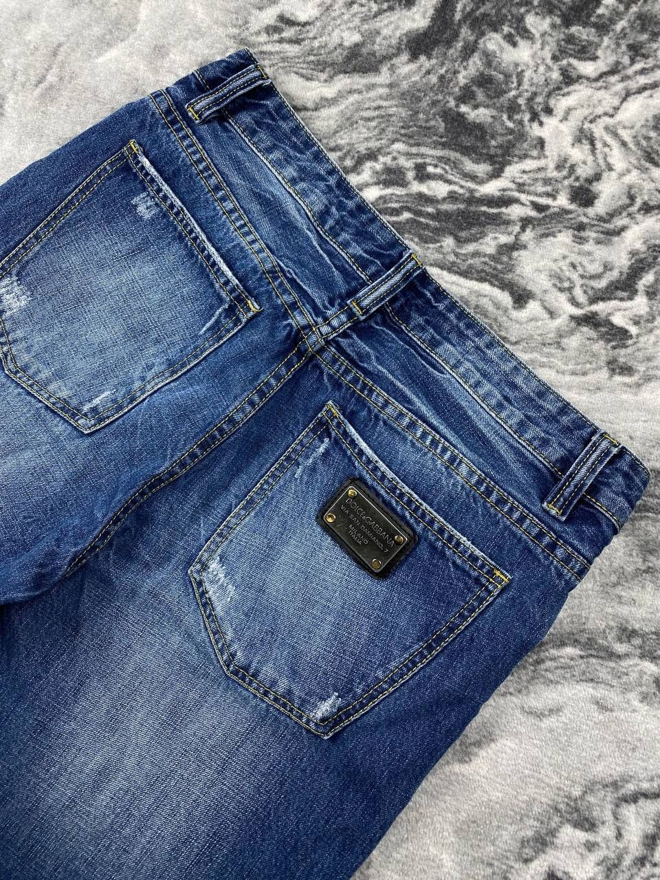 Dolce & Gabbana Dolce & Gabbana Denim Shorts Metal Logo Men Size 32 Blue Size US 32 / EU 48 - 2 Thumbnail