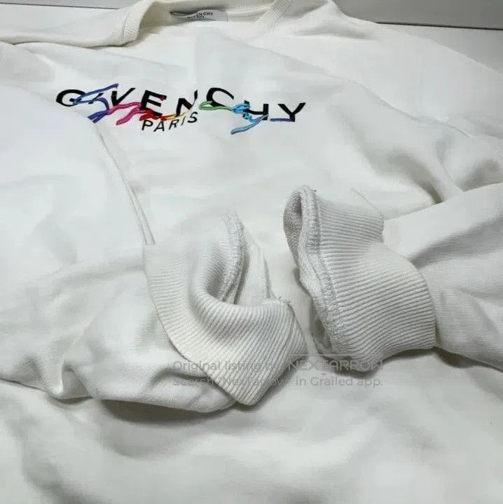 Givenchy Givenchy Logo Round Neck Long-Sleeve Men's Sweatshirt. Size US XL / EU 56 / 4 - 5 Thumbnail