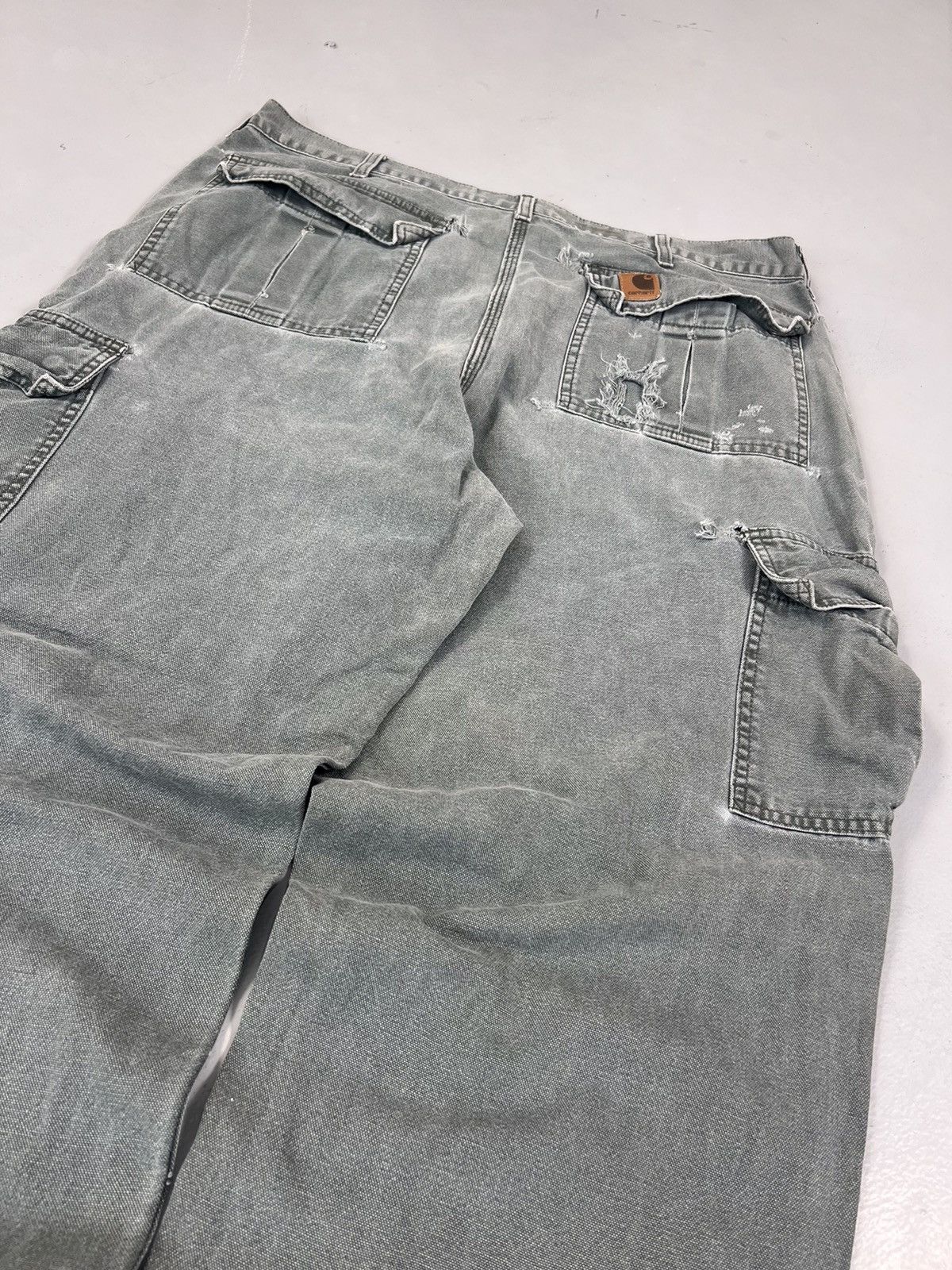 Carhartt Vintage Carhartt B1140 damaged cargo denim Size US 38 / EU 54 - 10 Thumbnail