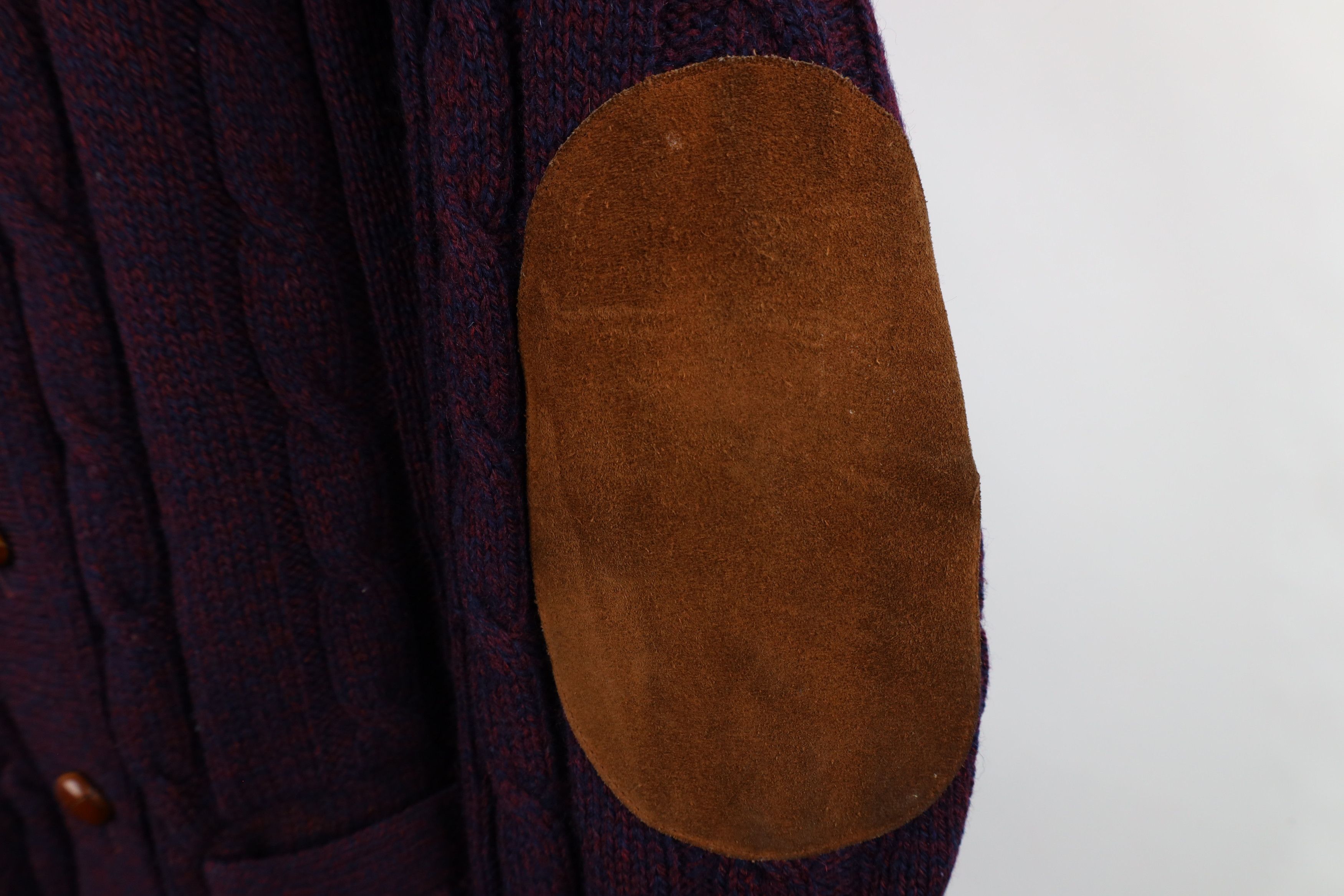Eddie Bauer × Vintage Vintage 90s Eddie Bauer Knit Shawl Cardigan Sweater USA Size US L / EU 52-54 / 3 - 4 Thumbnail