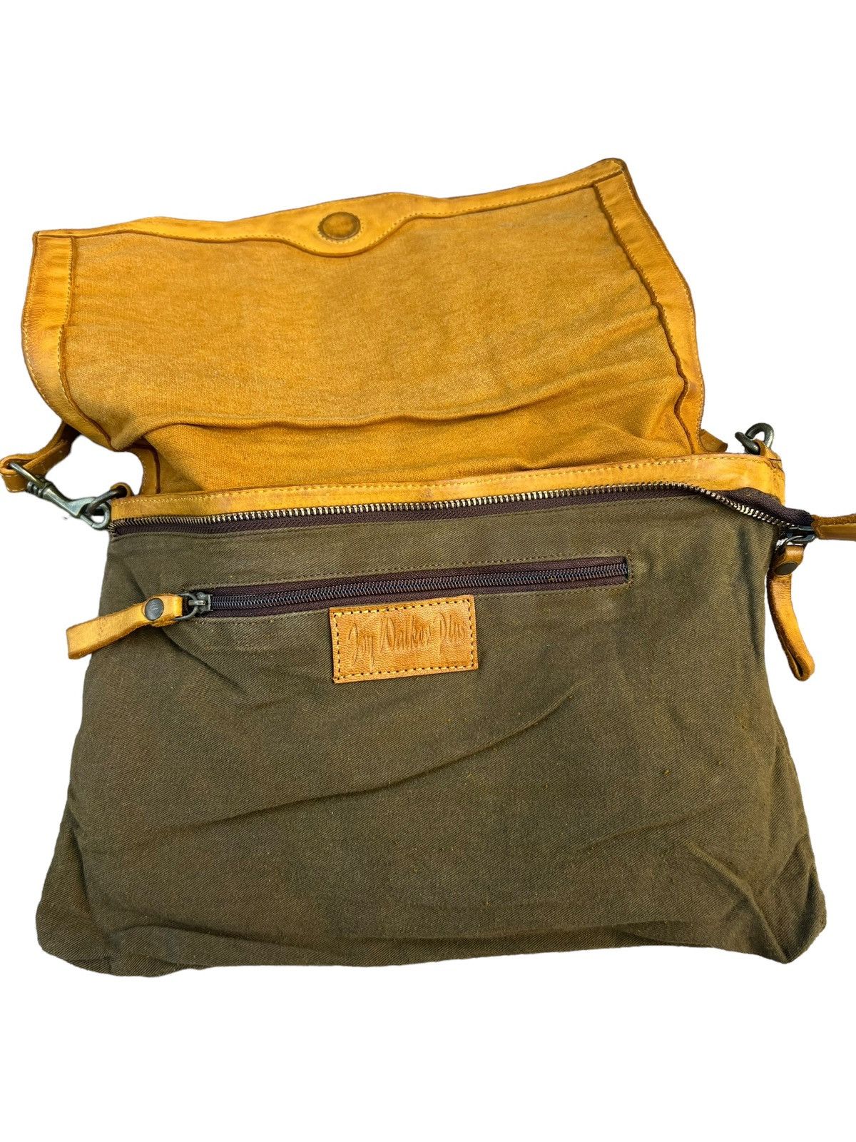Levi's Joy Walker Plus Japan Hybrid Canvas Patina Leather Bag Size ONE SIZE - 23 Thumbnail