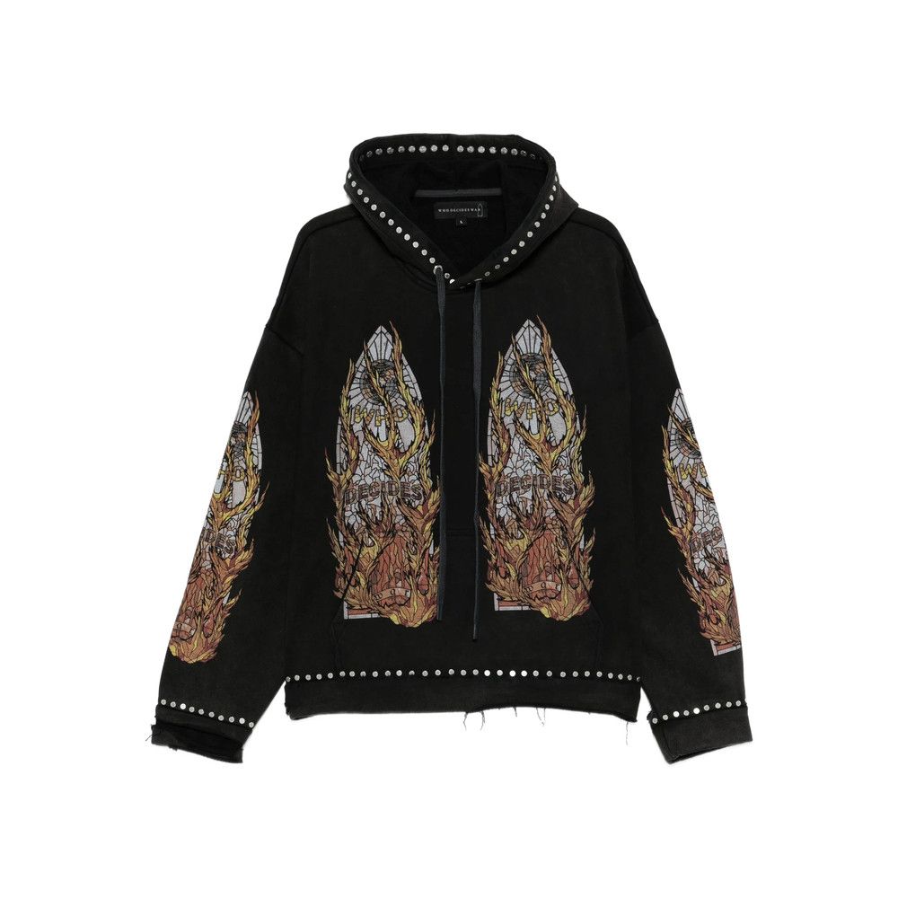 Who Decides War Who Decides War BLACK Sweaters & Knitwear - Hoodies Size US XL / EU 56 / 4 - 1 Thumbnail