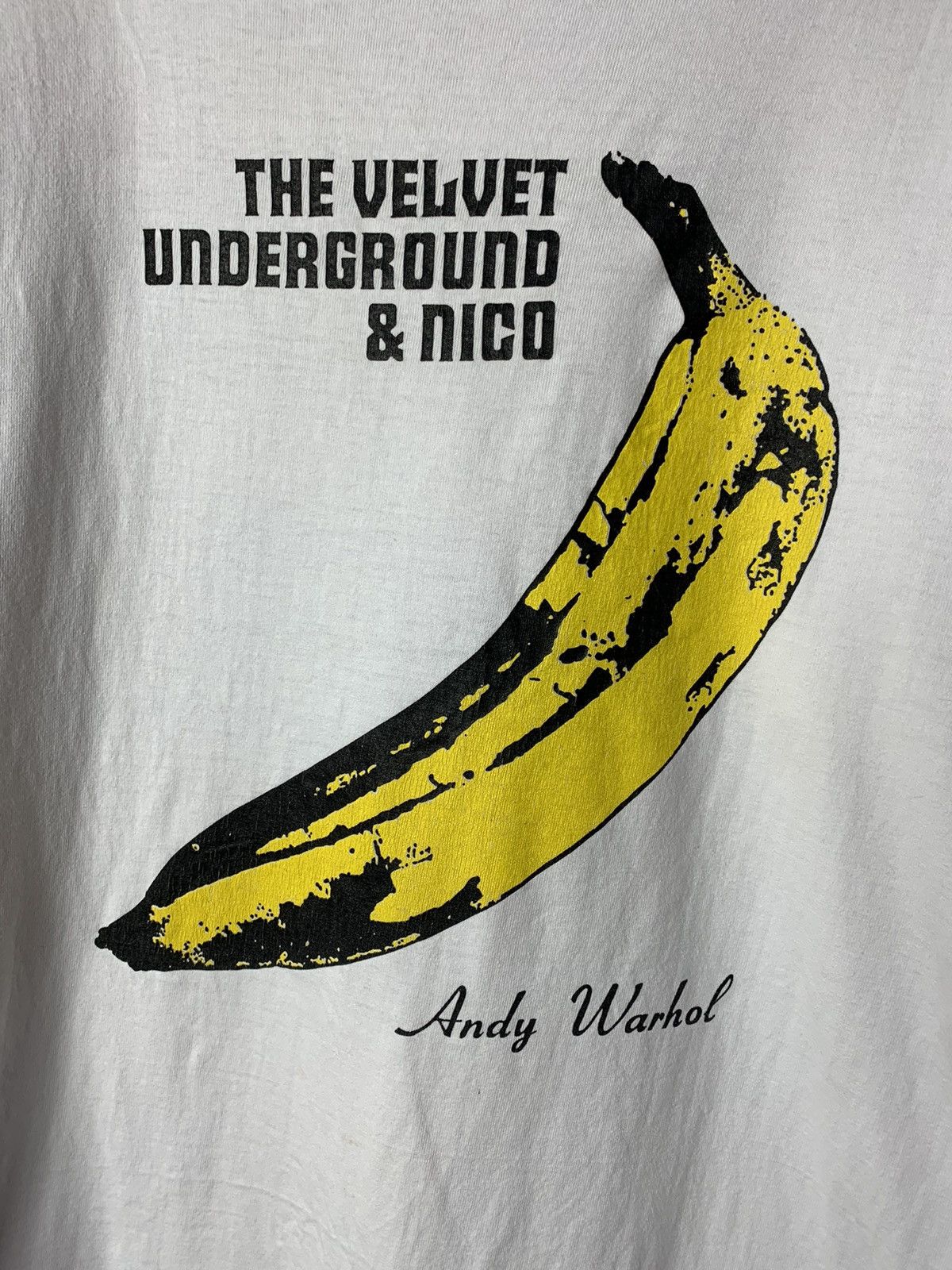 Andy Warhol Steals! The Velvet Underground and Nico Andy Warhol Band Tee Size US M / EU 48-50 / 2 - 3 Thumbnail