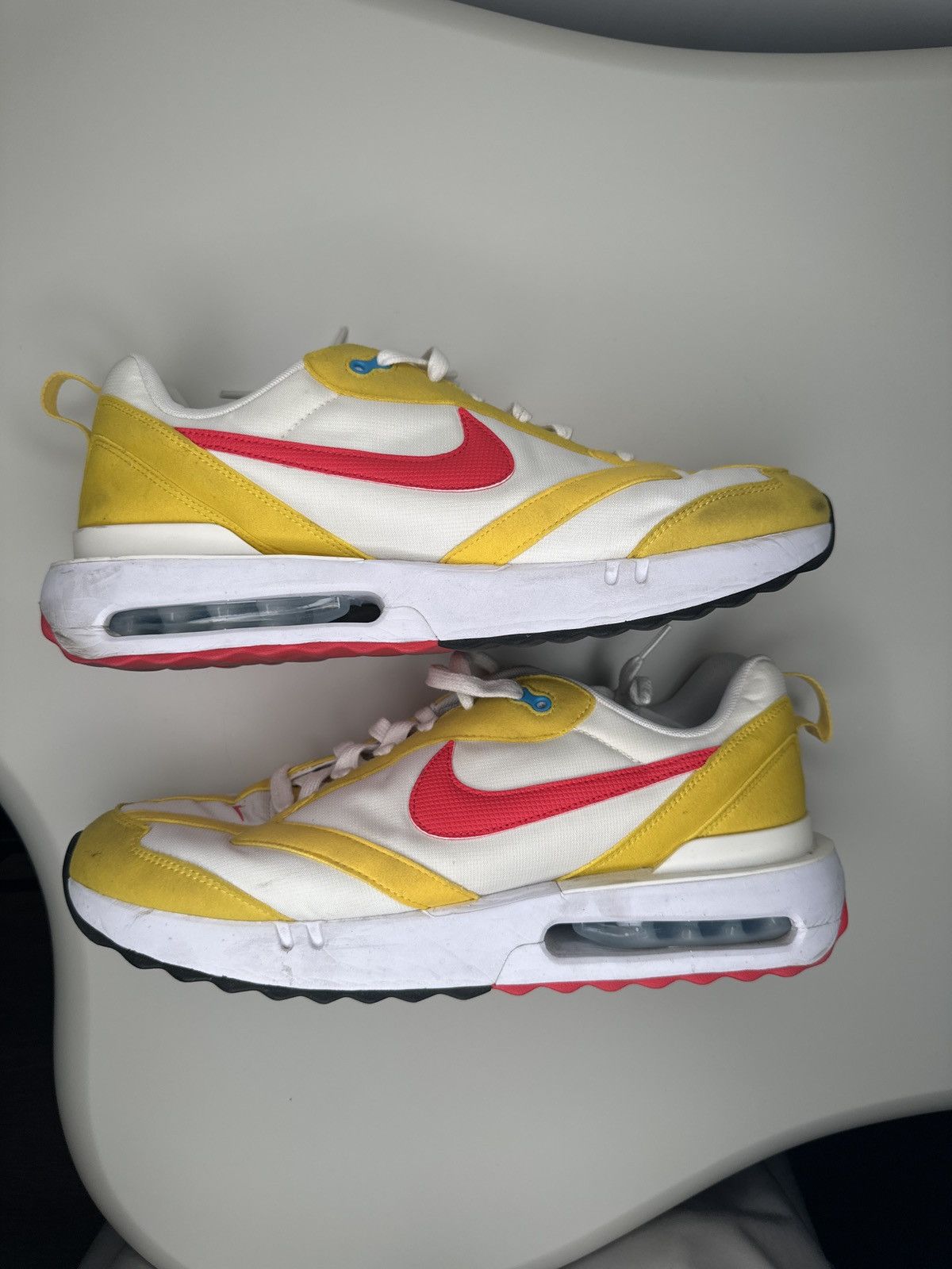 Nike The Nike Air Max Dawn in the ‘Vivid Sulfur/Siren Red’ Size US 13 / EU 46 - 1 Thumbnail