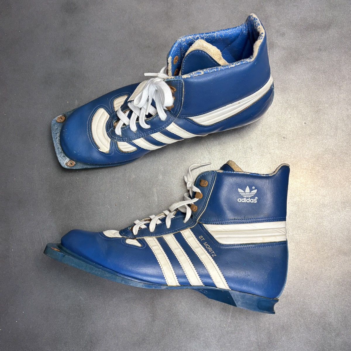 Adidas × Vintage 1970s Adidas St. Mortiz Vintage Adidas Ski Boots Olympics 10 Size US 10.5 / EU 43-44 - 3 Thumbnail