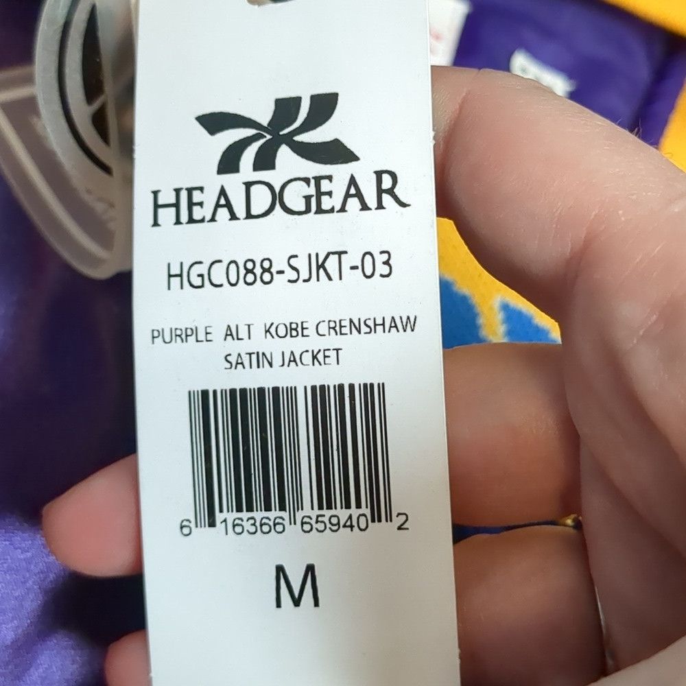 Other HEADGEAR classics purple Kobe Crenshaw satin jacket medium Size US M / EU 48-50 / 2 - 6 Thumbnail