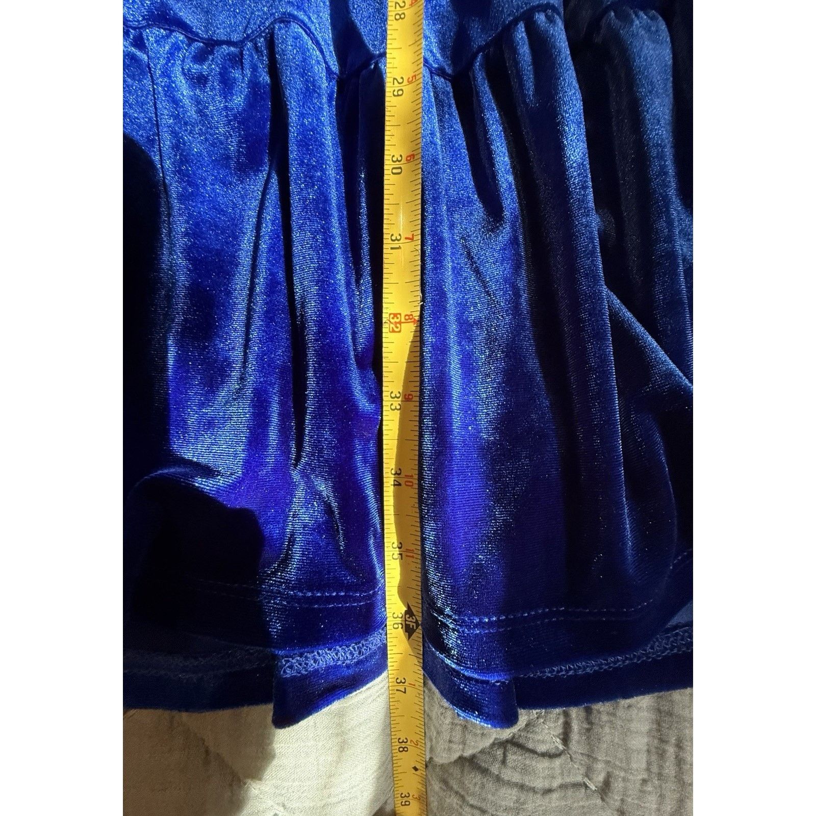 Other Madison Tara Women’s Sz 16 Blue Velvet Y2K Style Dress Size XXL / US 16-18 / IT 52-54 - 9 Thumbnail