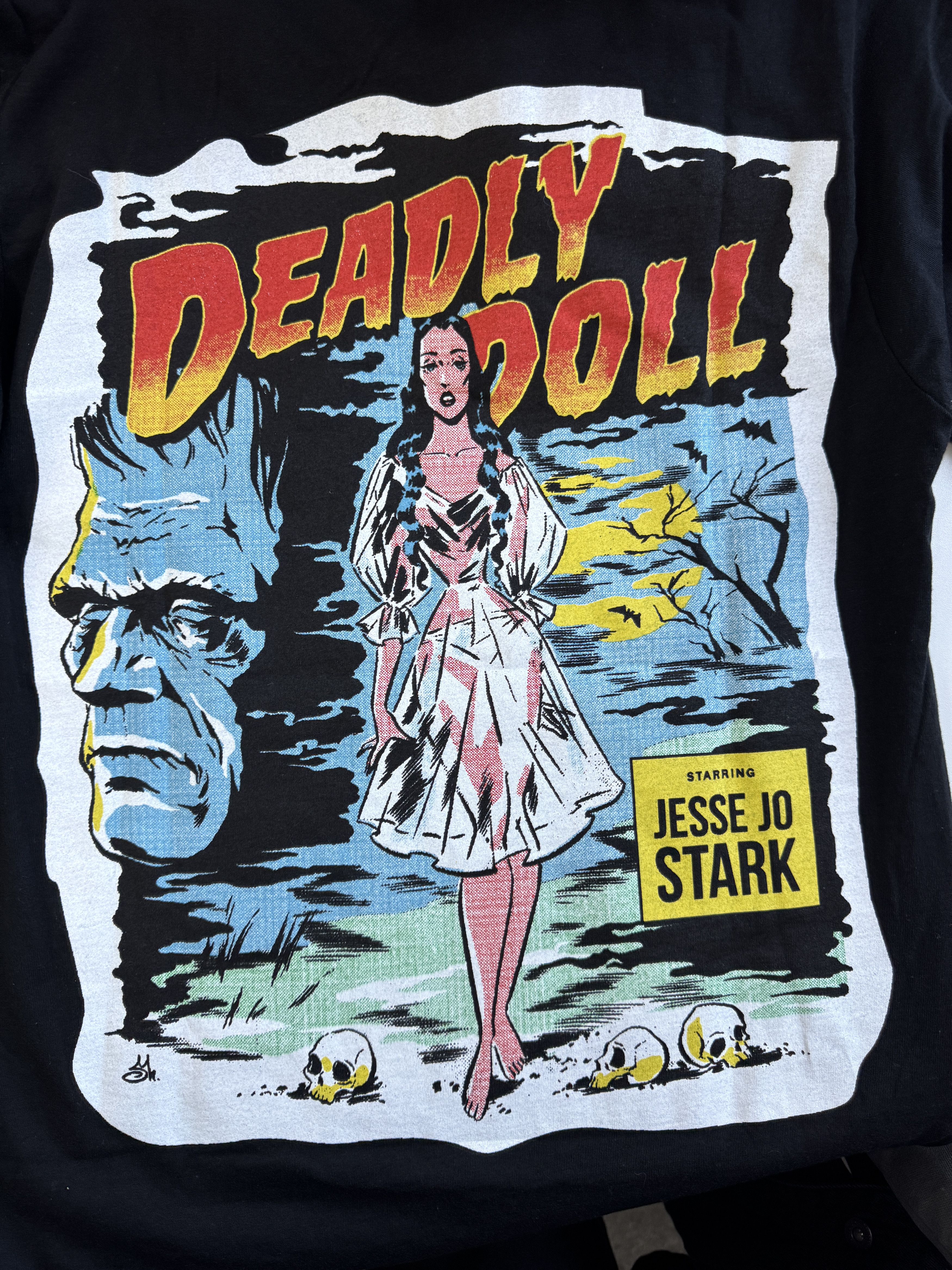 Chrome Hearts Chrome Hearts Black Deadly Doll Short Sleeve Tee Size US S / EU 44-46 / 1 - 3 Thumbnail