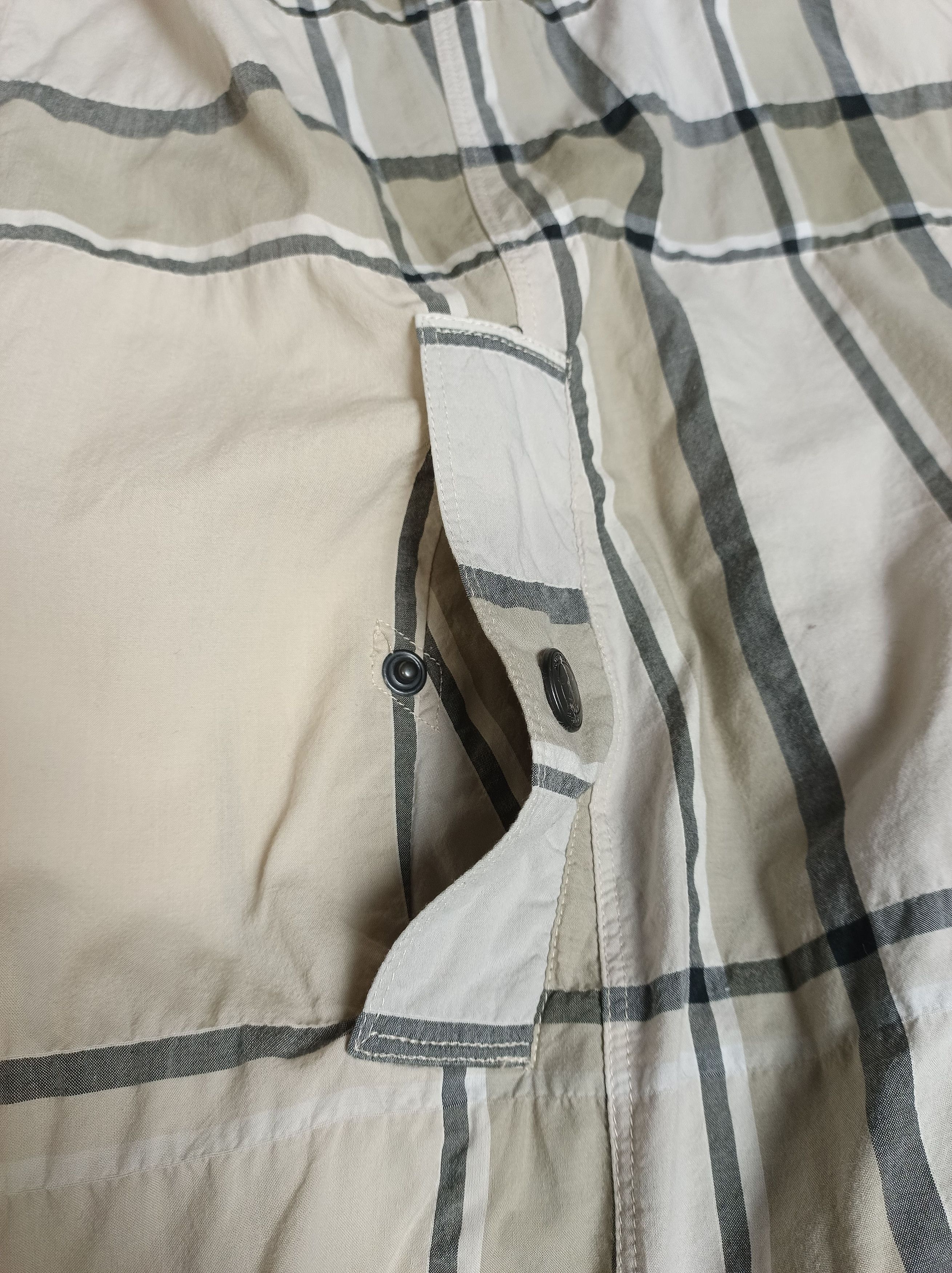 Burberry Burberry Brit Kristie Dress Nova Check Plaid Beige Grey US12 Size L / US 10 / IT 46 - 8 Thumbnail