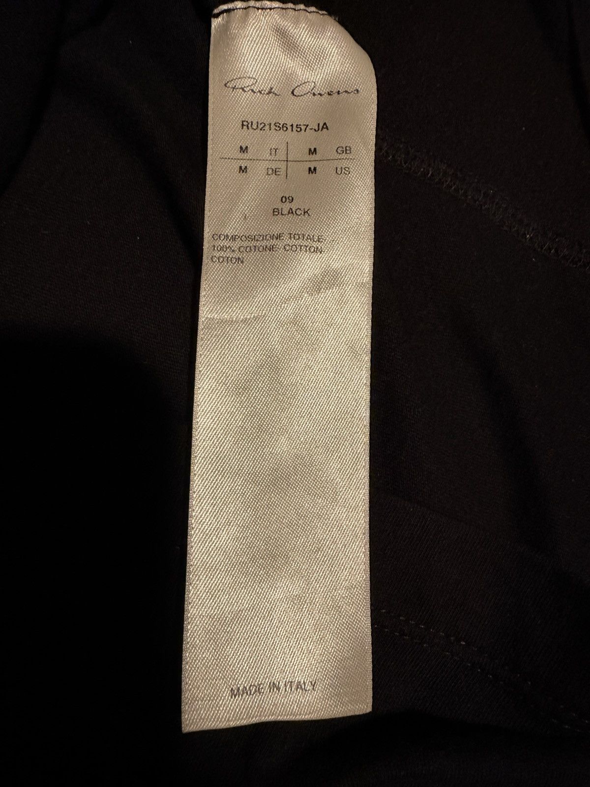 Rick Owens Rick Owens SS21 “Phlegethon” Dylan tee Size US M / EU 48-50 / 2 - 6 Thumbnail