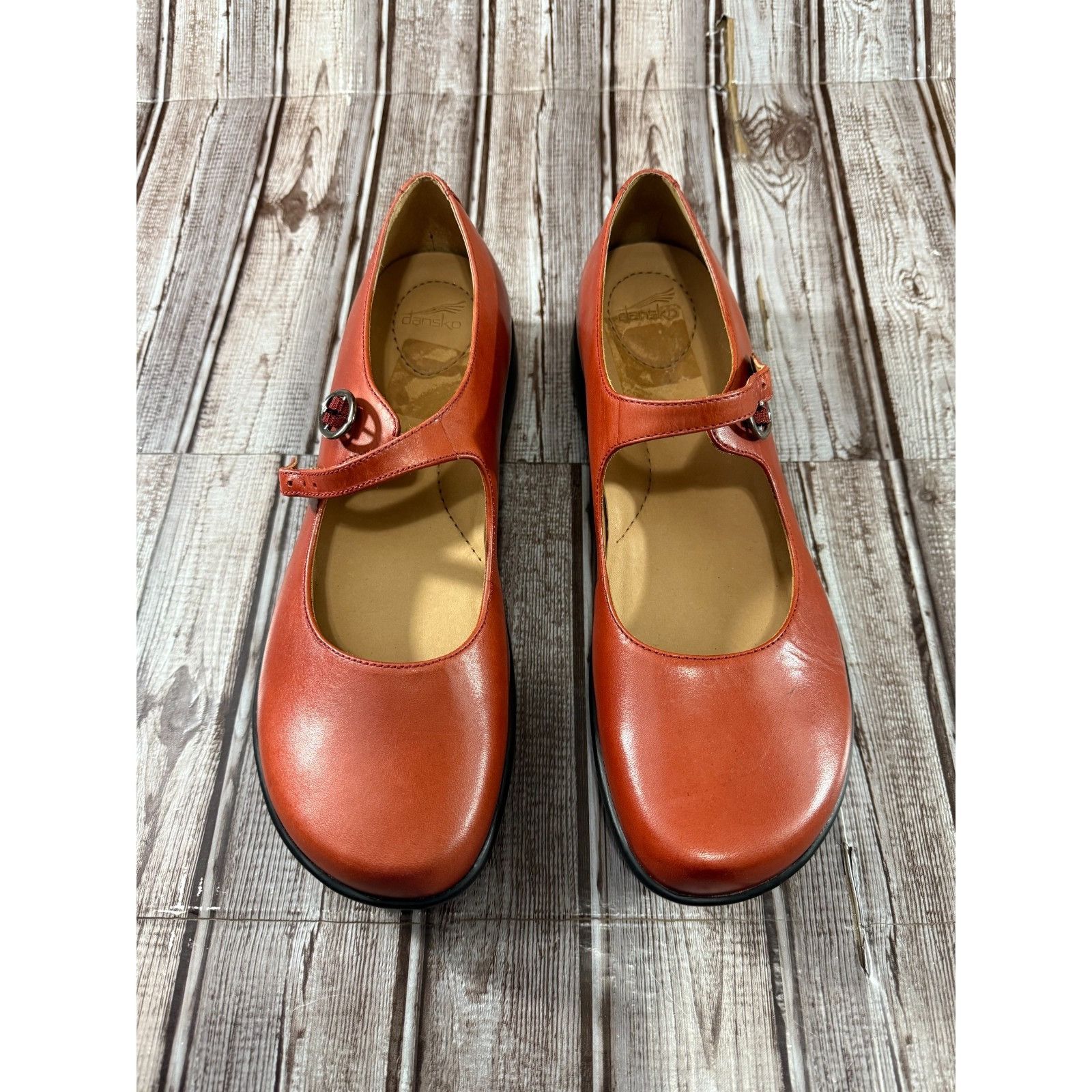 Dansko Dansko Diana Mary Jane Leather Round Toe Buckle Strap Shoes Size US 11.5 / IT 41.5 - 1 Thumbnail