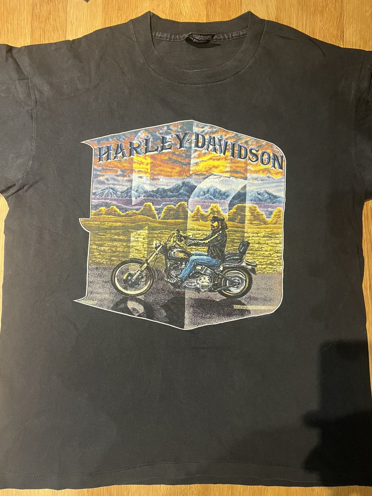 Harley Davidson Vintage Harley Davidson 1990 Size US L / EU 52-54 / 3 - 1 Thumbnail