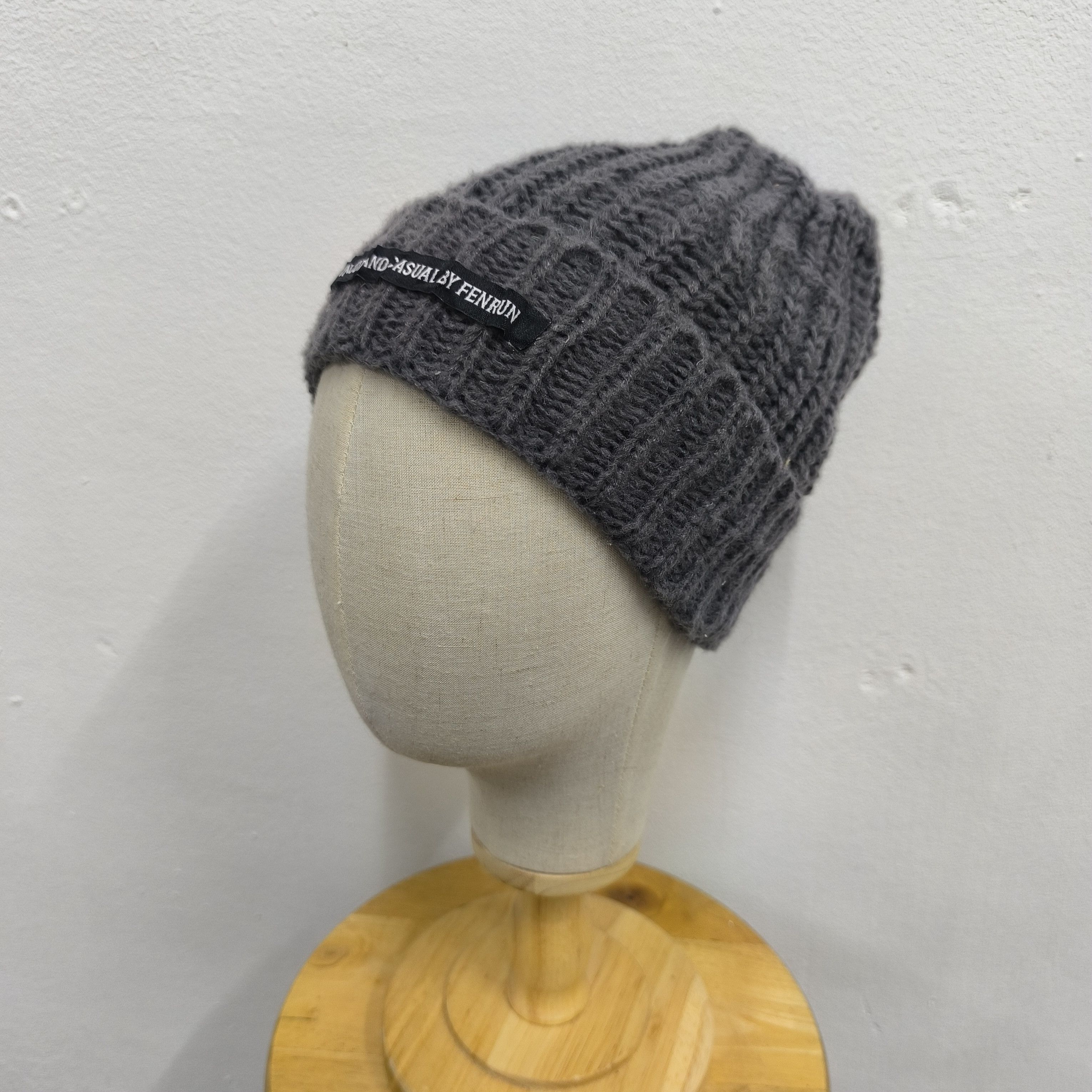 Japanese Brand ✨Japanese brand unique and casual by fenrun beanie hat Size ONE SIZE - 2 Thumbnail