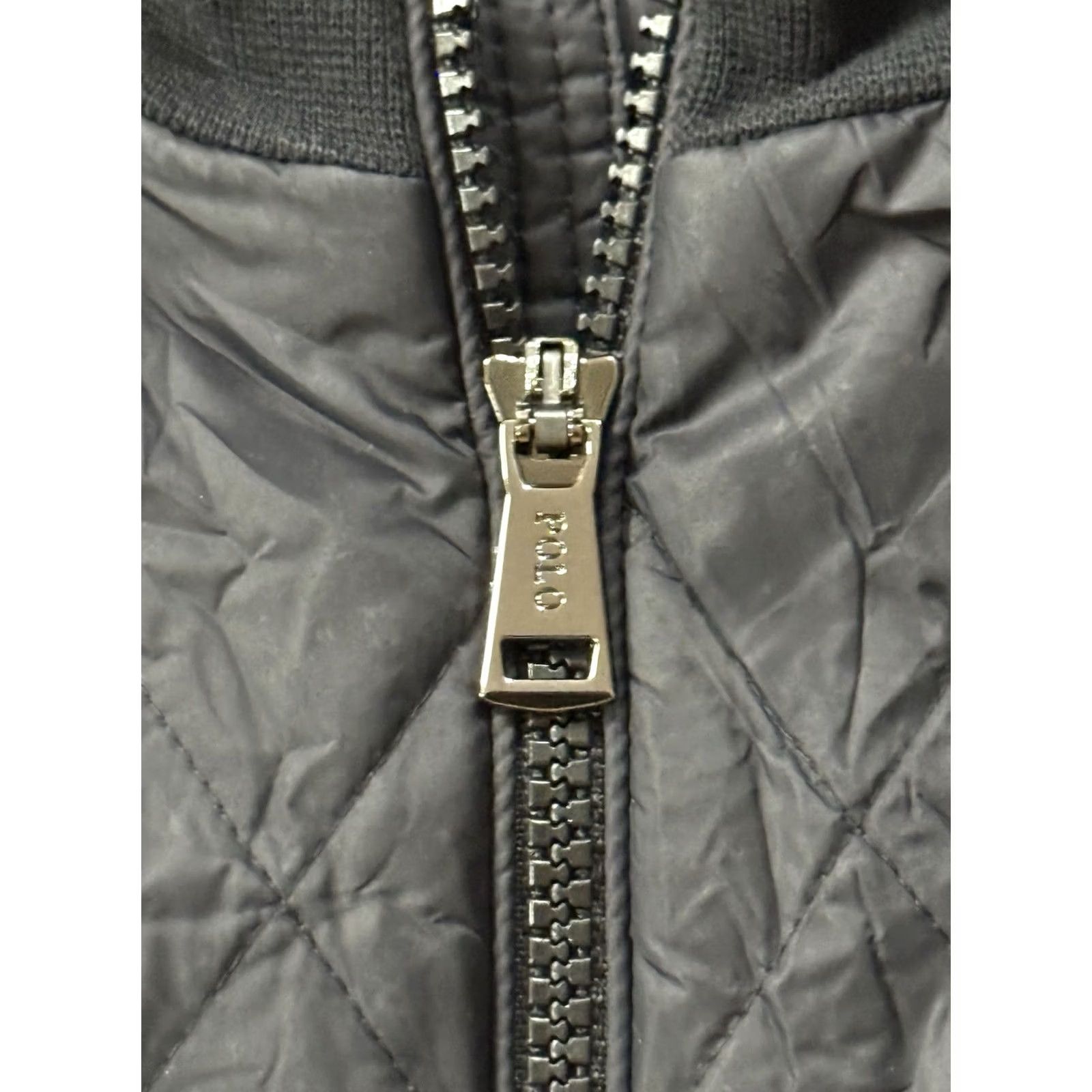 Ralph Lauren Polo Ralph Lauren Vest Quilted Sleeveless Black Diamond Nylon Softshell Zip Mid-Length Stand-Up Collar Men S Small Size US S / EU 44-46 / 1 - 5 Thumbnail