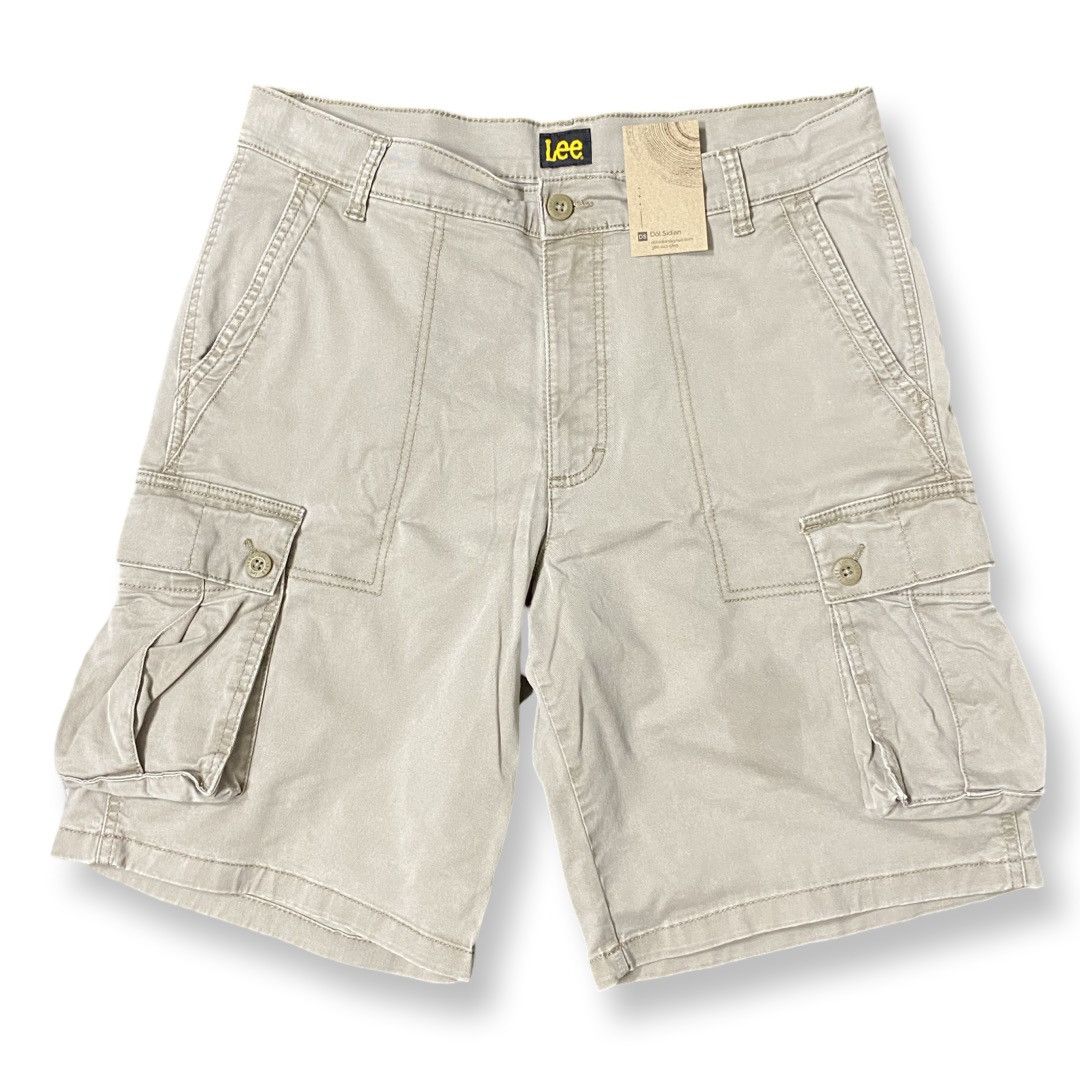Lee Lee Men’s Beige Cargo Shorts Size 33 Size US 33 - 2 Thumbnail