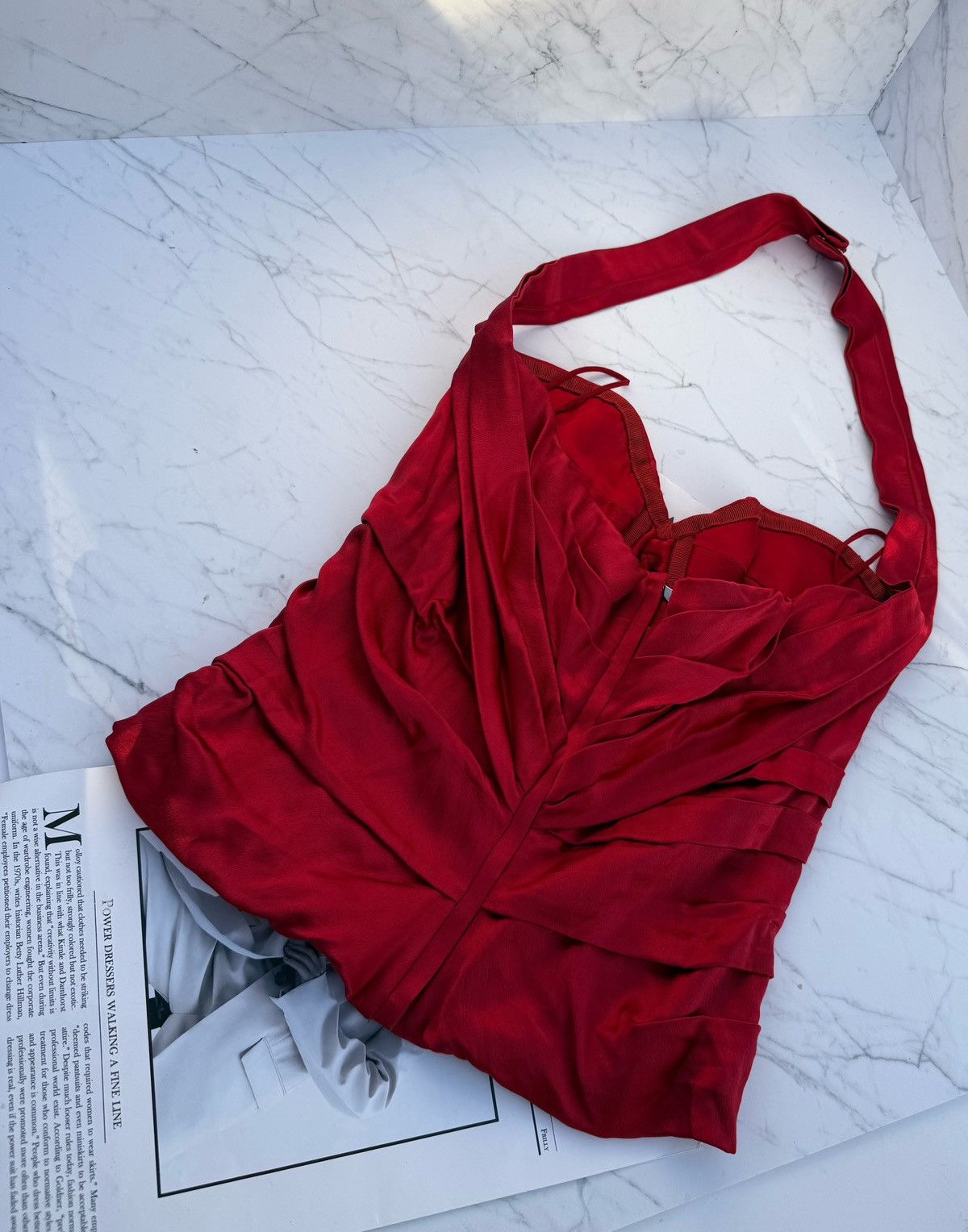Dolce & Gabbana dolce & gabbana red top corset Size S / US 4 / IT 40 - 13 Thumbnail