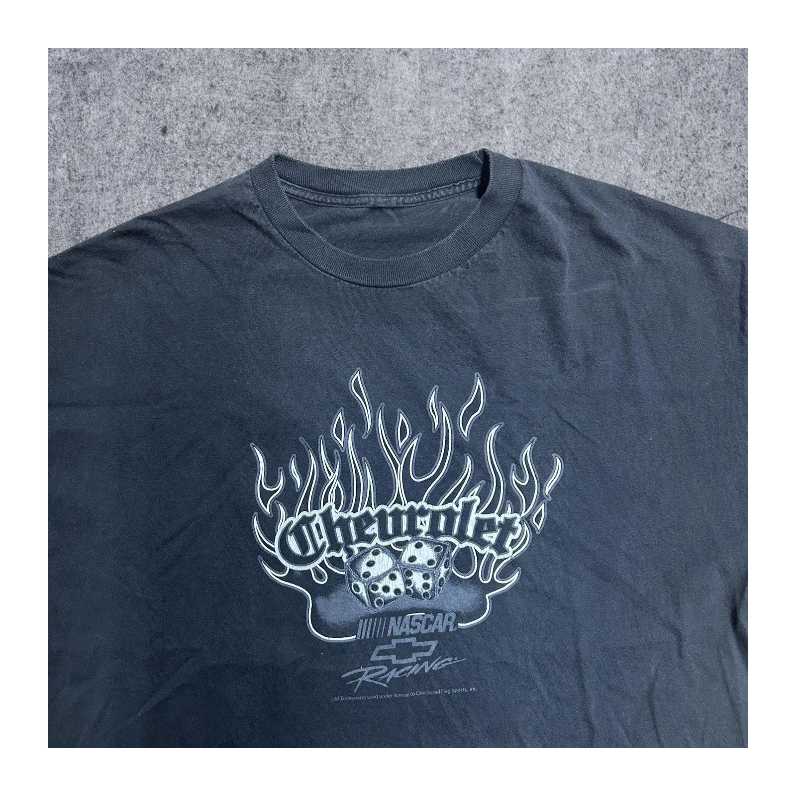 Chevrolet Vintage Chevrolet Nasscar Racing Mens Large Black Shirt Size US L / EU 52-54 / 3 - 4 Thumbnail