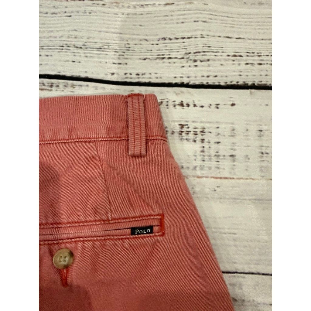 Polo Ralph Lauren Polo Ralph Lauren Men's Coral Chino Shorts 30 Classic Fit Size US 30 / EU 46 - 7 Thumbnail