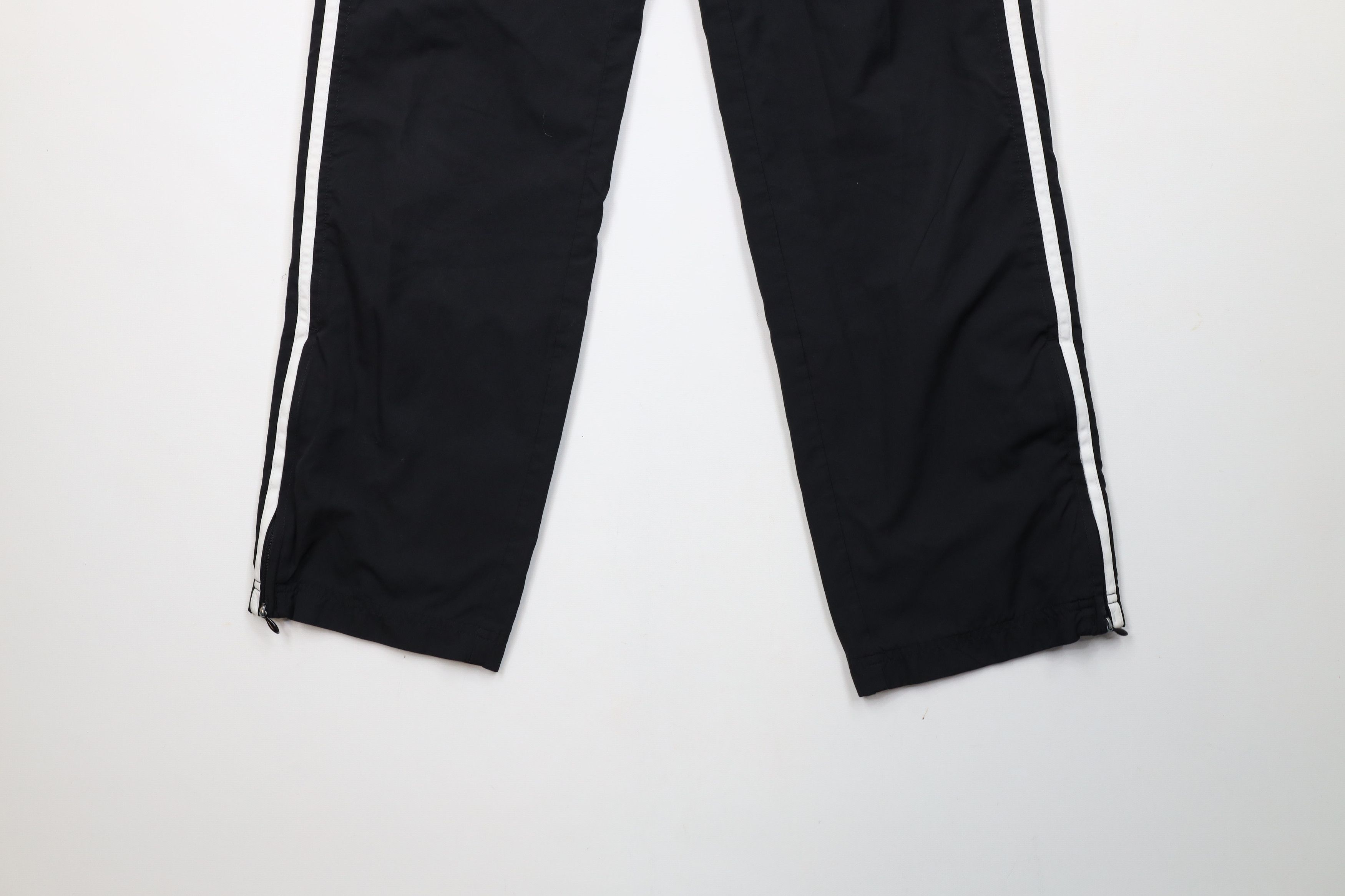 Adidas × Vintage Vintage Adidas Spell Out Striped Lined Windbreaker Pants Size 26" / US 2 / IT 38 - 4 Thumbnail