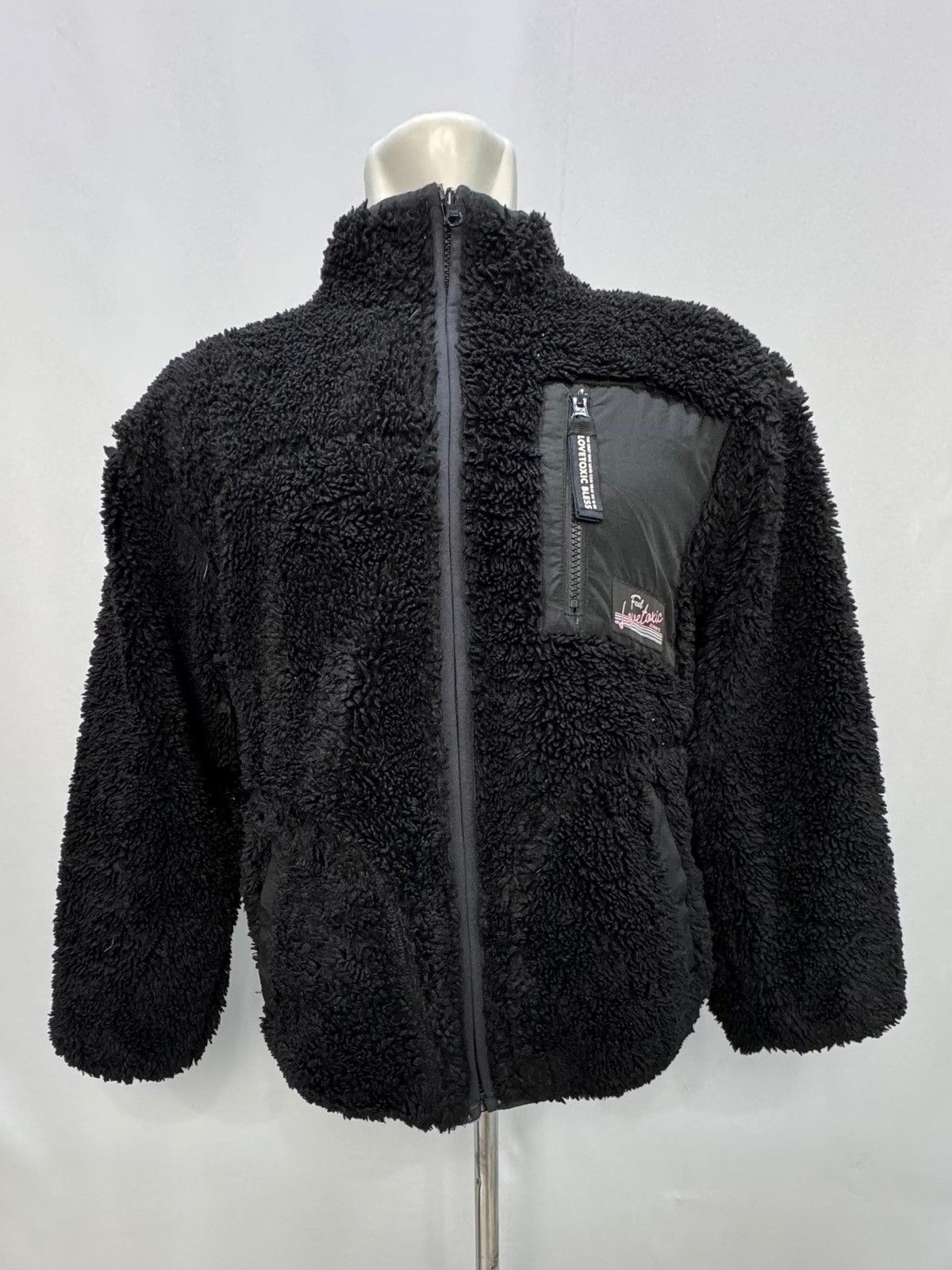 LOVE TOXIC REVERSIBLE SHERPA JACKET
