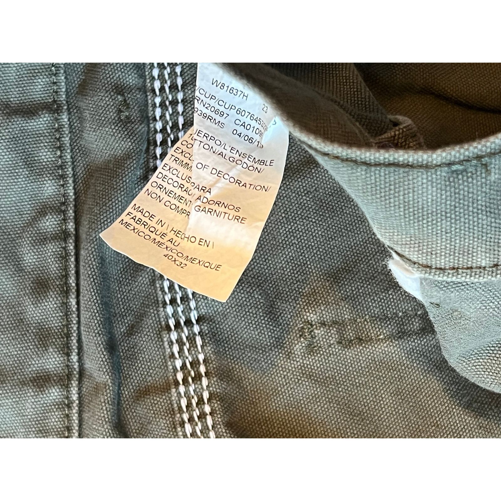 Dickies Dickies Carpenter Work Pants Mens 40x32 Size US 40 / EU 56 - 3 Thumbnail