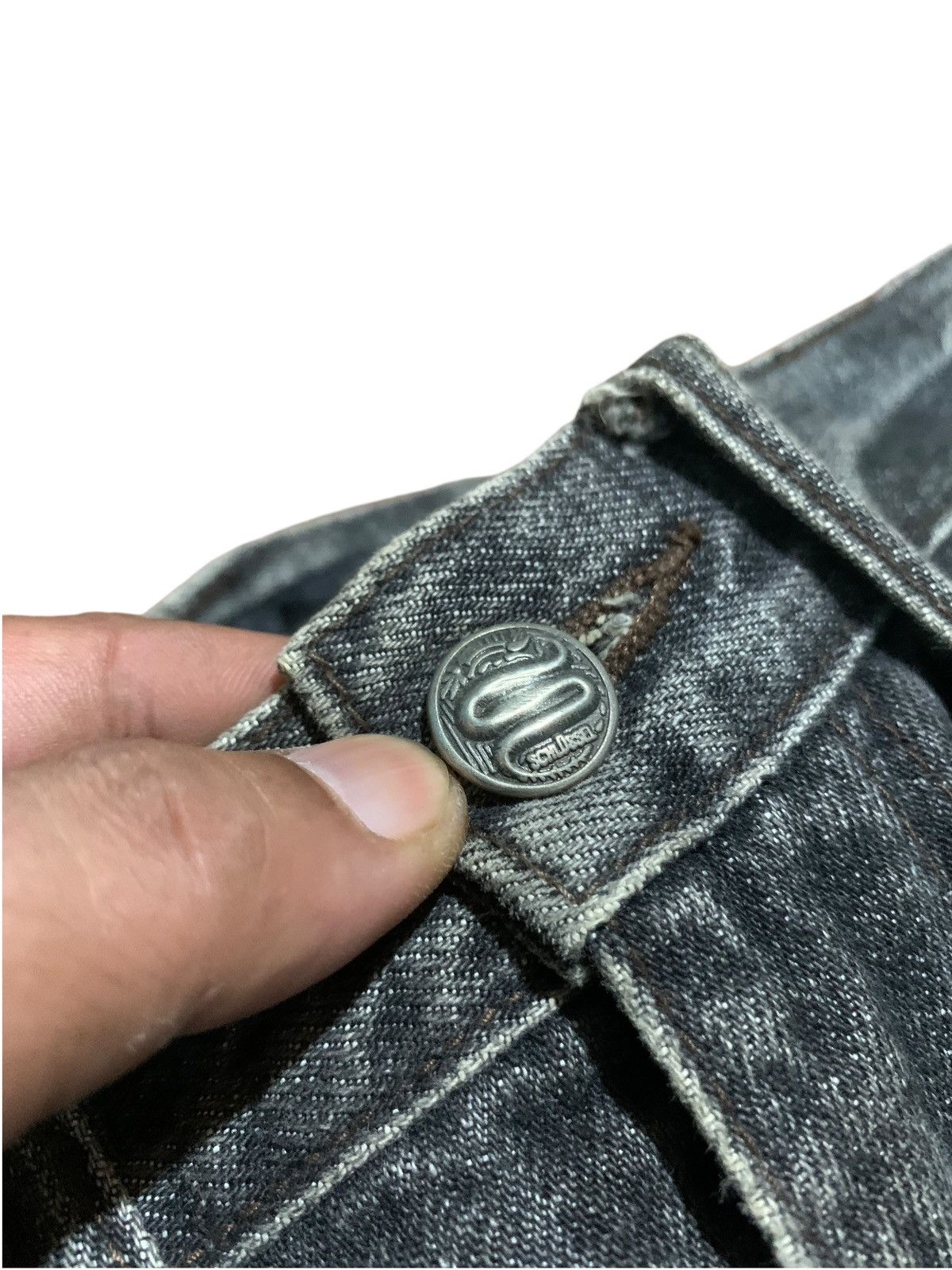 If Six Was Nine Schlussel leather laces pocket bootcut jeans Size US 29 - 7 Thumbnail