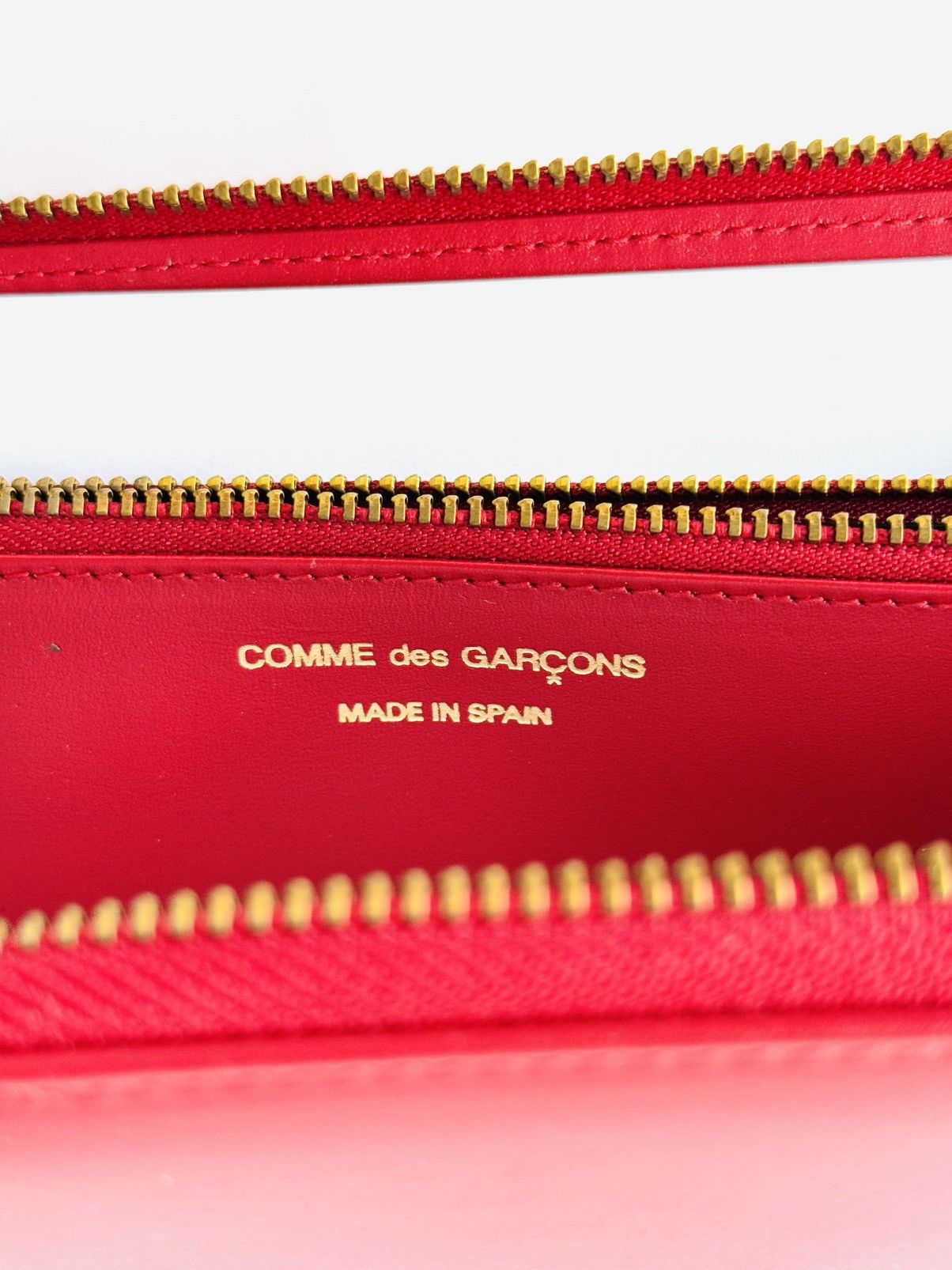Comme des Garcons × Japanese Brand New Large Comme des Garcons zip continental wallet blue CDG Size ONE SIZE - 3 Thumbnail