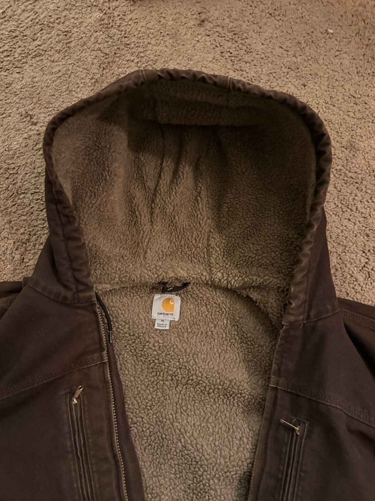 Carhartt Carhartt Sandstone Jackson Coat C95 brown sherpa lining XL Size US XL / EU 56 / 4 - 18 Thumbnail