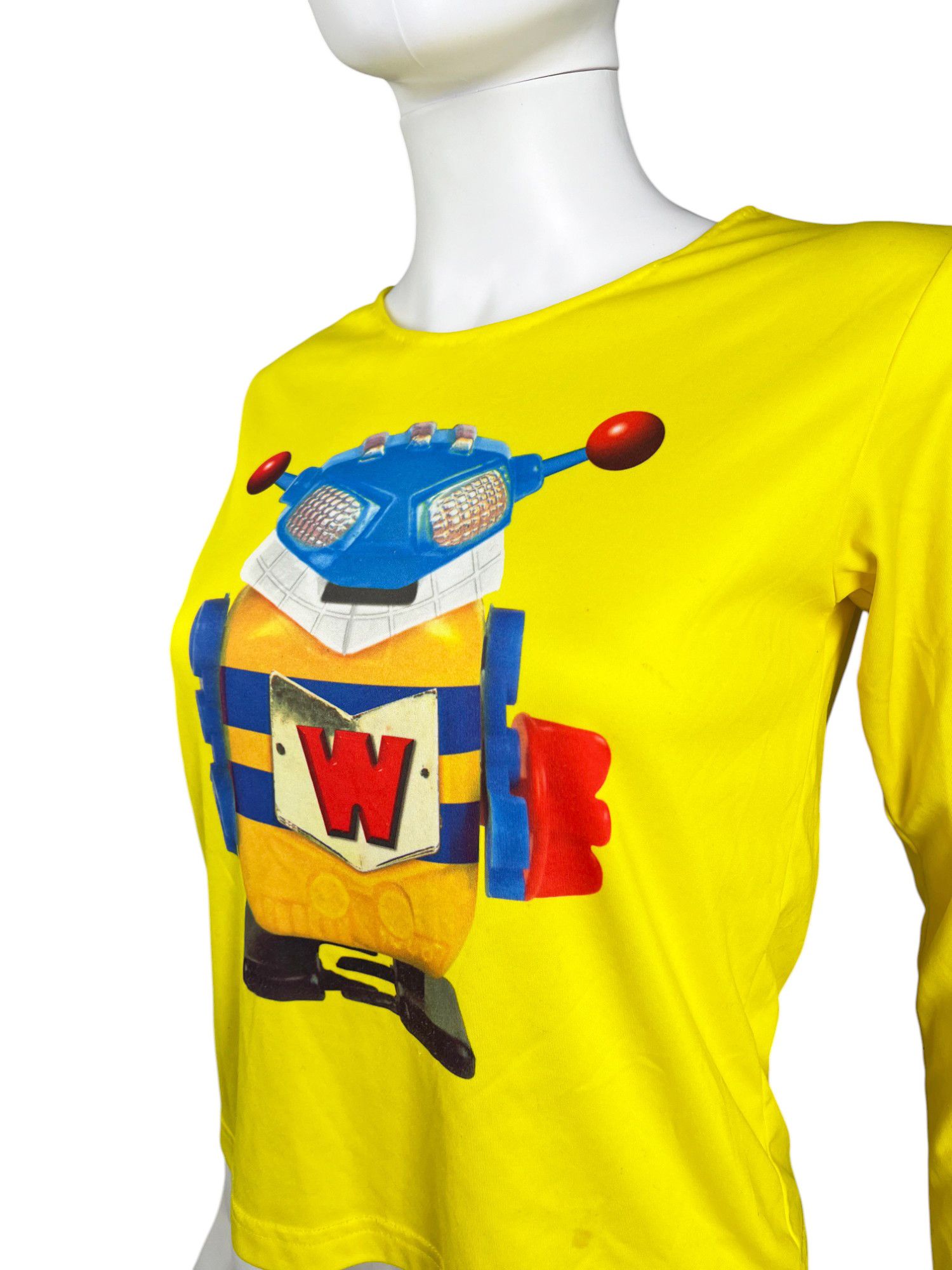 W&LT F/W 1998 Yellow Robot Longsleeve Size S / US 4 / IT 40 - 6 Thumbnail