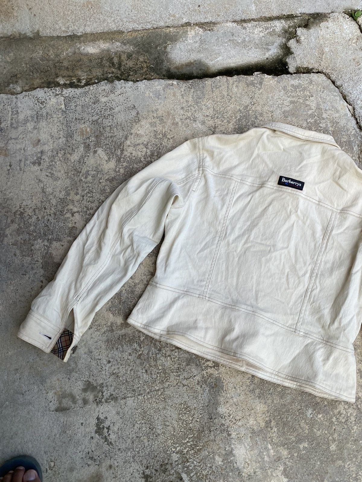 Burberry 🔥 Rare 🔥 Vintage Burberrys Button Jacket Size M / US 6-8 / IT 42-44 - 10 Thumbnail