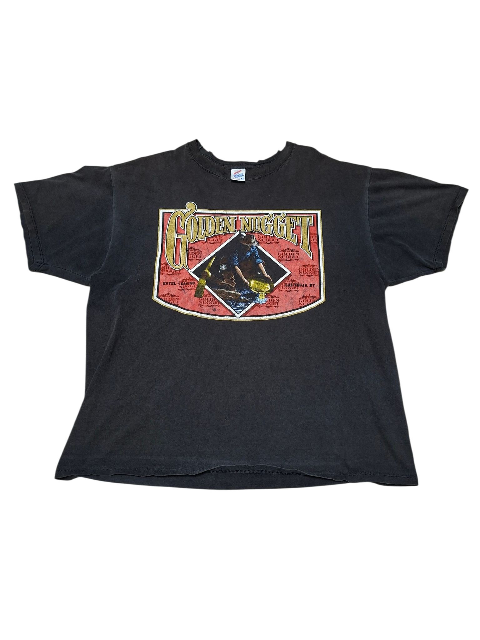 Jerzees GOLDEN NUGGET JERZEES VINTAGE MADE IN USA DISTRESSED TEE Size US XL / EU 56 / 4 - 1 Thumbnail