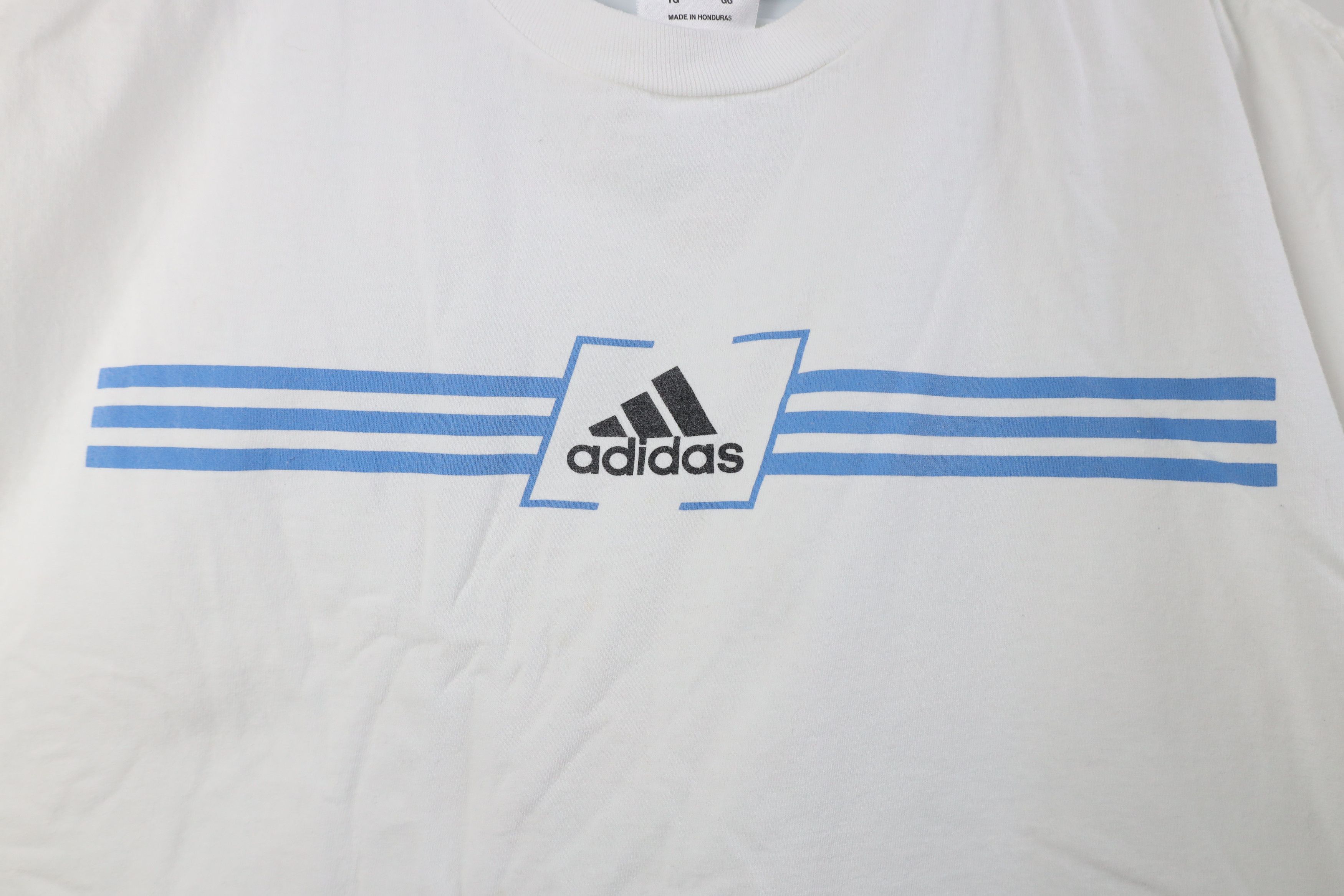 Adidas Vintage 90s Y2K Adidas Striped Cut Off Sleeveless T-Shirt Size US XL / EU 56 / 4 - 4 Thumbnail
