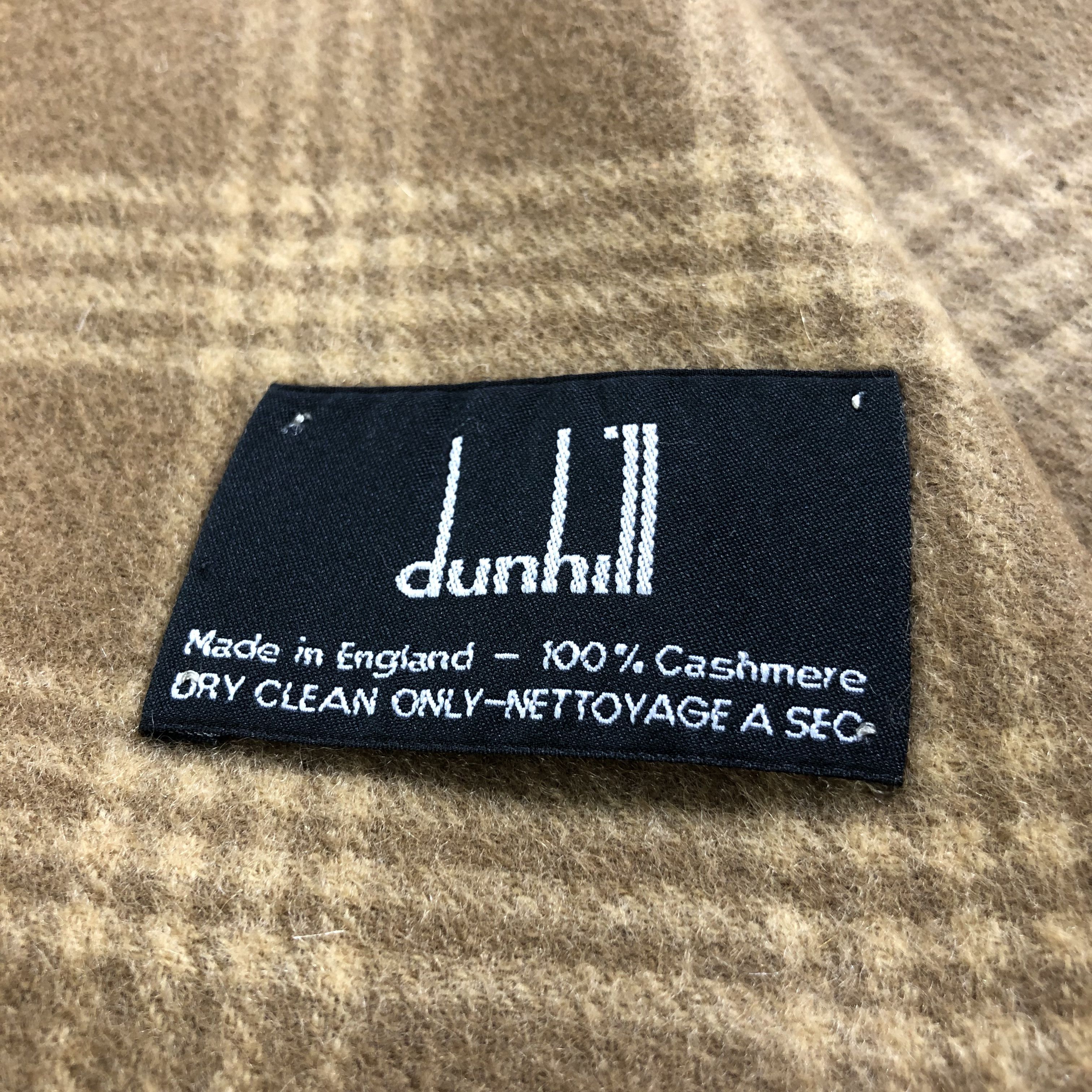 Alfred Dunhill Dunhill Tartan Cashmere Scarf Muffler V1805 Size ONE SIZE - 5 Thumbnail