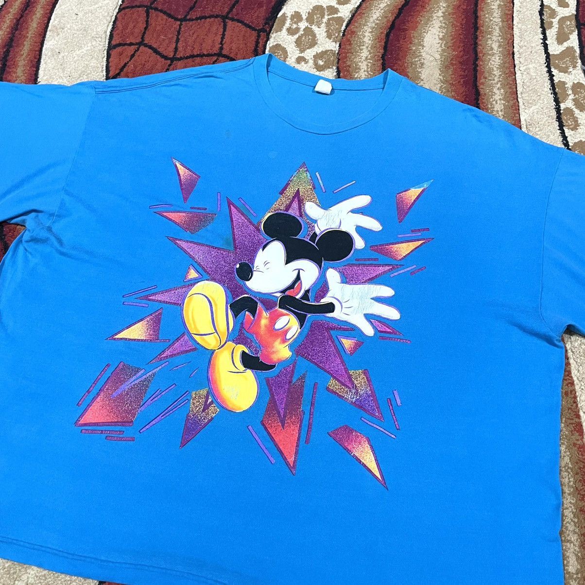 Vintage Vintage Mickey Mouse Rare T Shirt Size US XXL / EU 58 / 5 - 1 Thumbnail