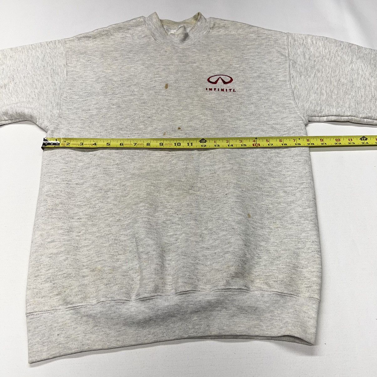 Vintage VTG Infiniti Crewneck Sweatshirt Grey Sweater Pullover Y2K Size US L / EU 52-54 / 3 - 18 Thumbnail
