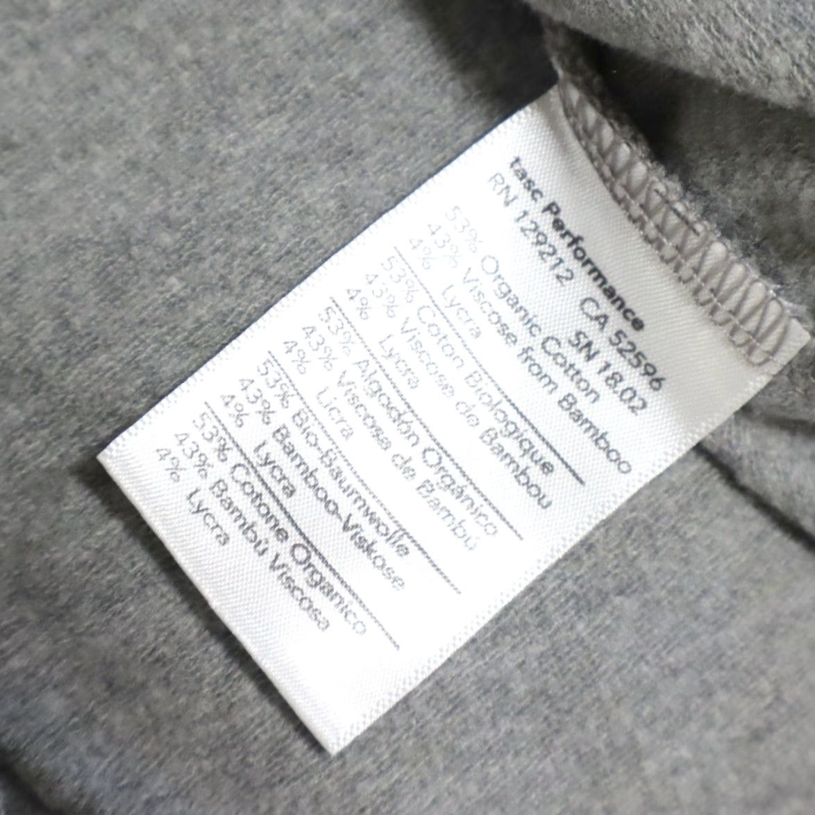 Vintage Tasc Performance Bamboo 1/2 Zip Pullover Stretch Solid Mock Long Sleeve Shirt Gray Men's L Size US L / EU 52-54 / 3 - 6 Thumbnail
