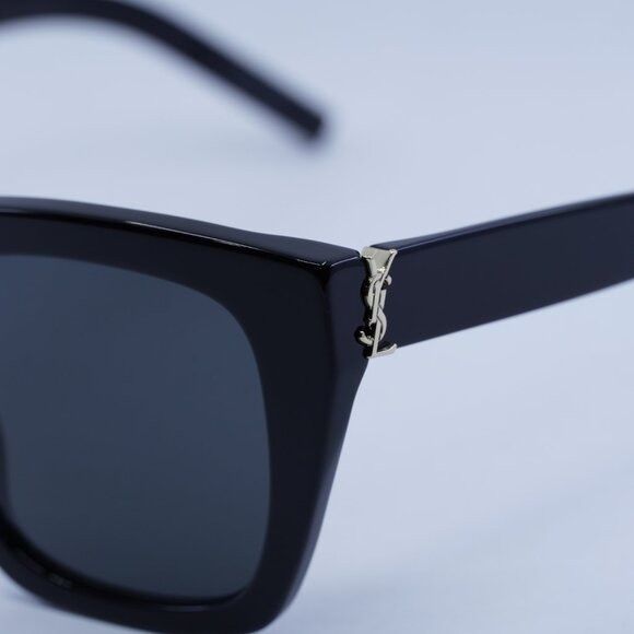Saint Laurent Paris New Saint Laurent SLM143 001 Sunglasses - Black Frame Size ONE SIZE - 5 Thumbnail