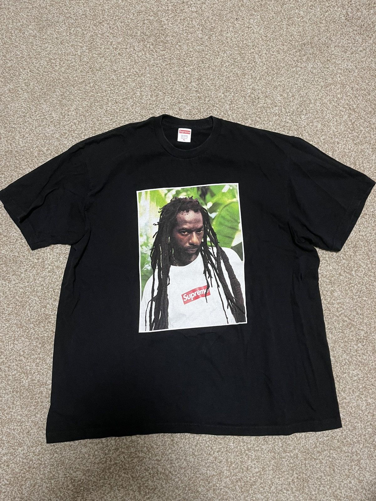 Supreme Supreme Buju Banton Photo Tee Grailed