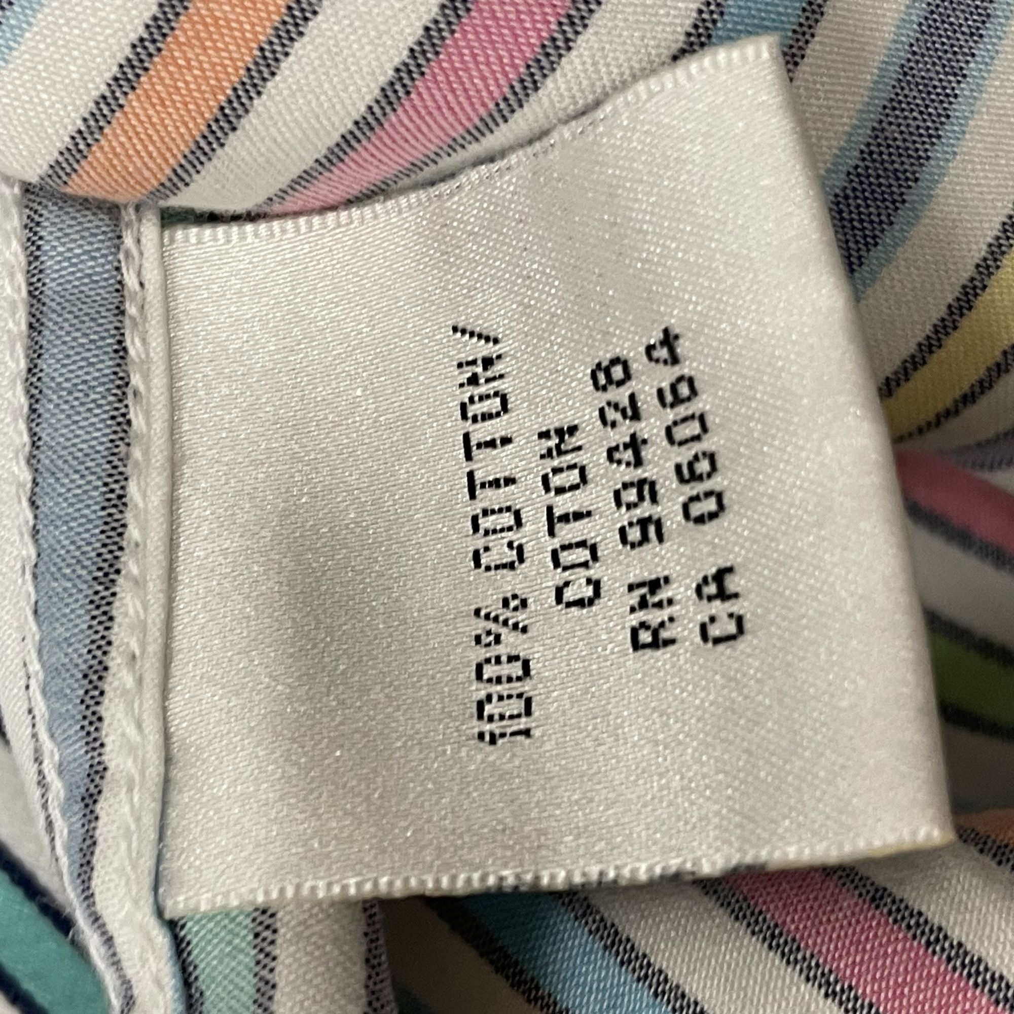BUGATCHI Bugatchi Bold RAINBOW STRIPE Button Up Spread Collar Shirt Size US L / EU 52-54 / 3 - 6 Thumbnail