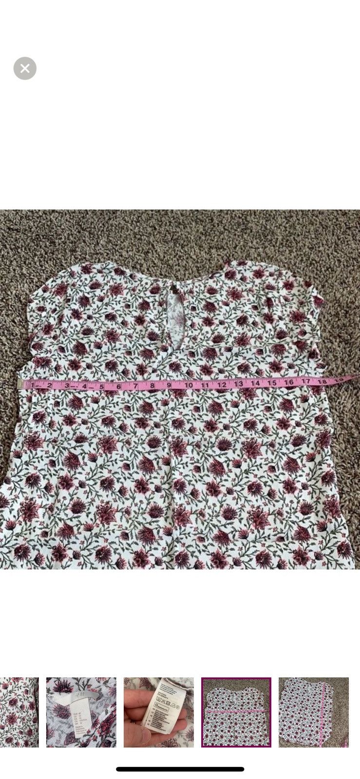 H&M H&M floral blouse size 10 Size L / US 10 / IT 46 - 2 Thumbnail