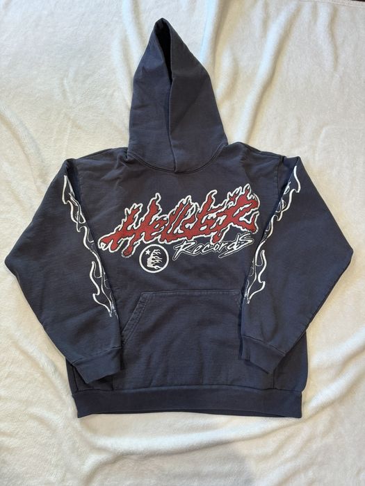 HELLSTAR Hellstar Records Tour Hoodie Vintage Black | Grailed