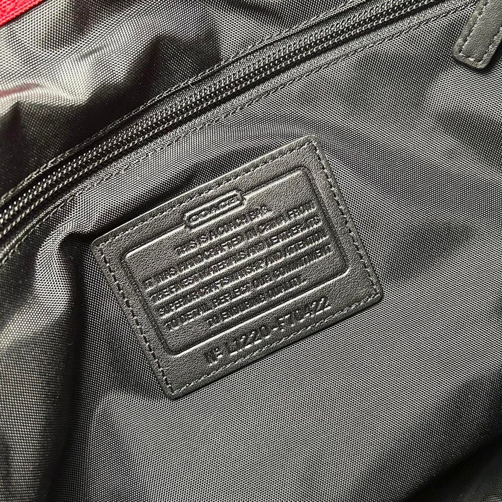 Coach 2012 Coach red and black nylon messenger bag Size ONE SIZE - 3 Thumbnail