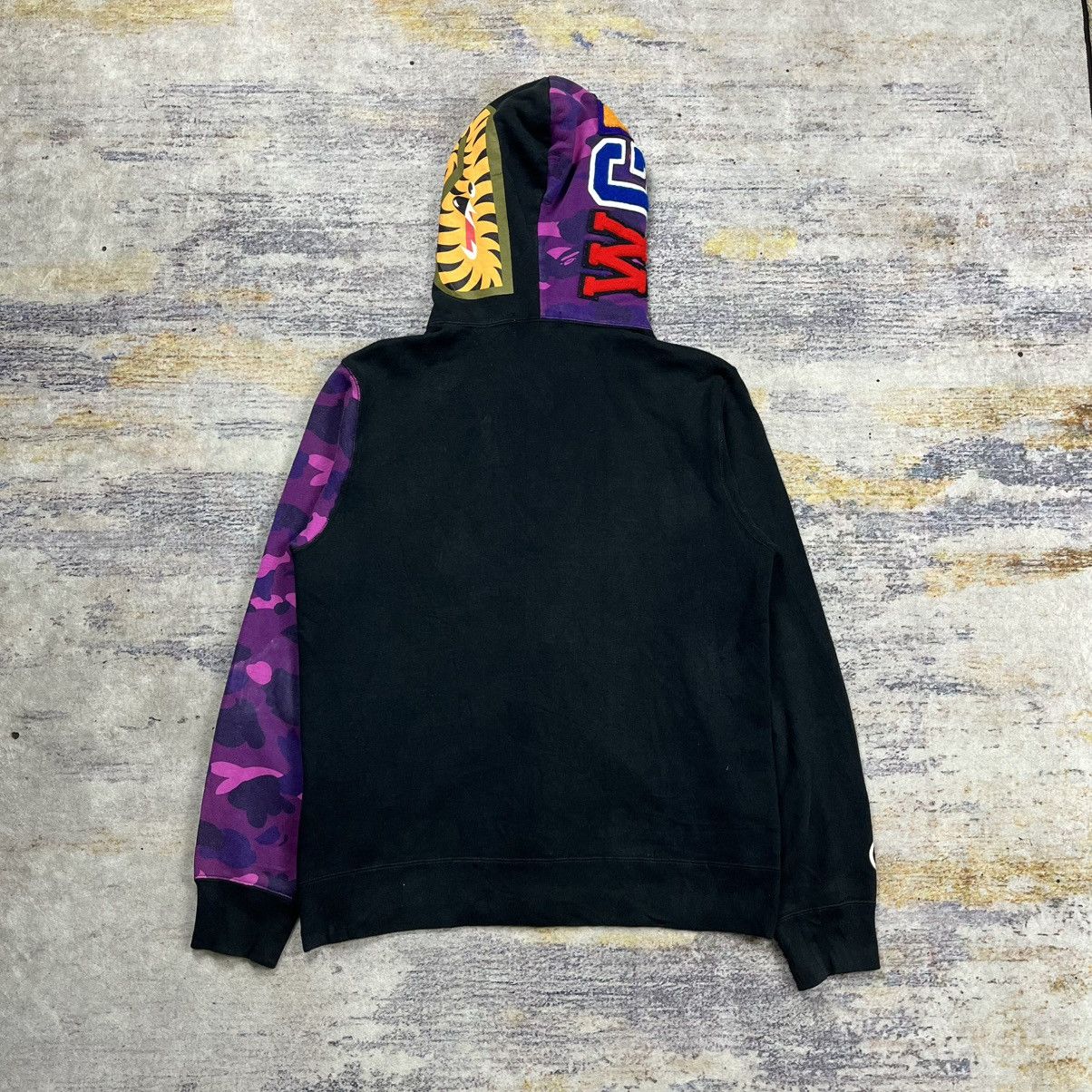 Bape Bape shark wgm camouflage full zip hoodie Size US L / EU 52-54 / 3 - 3 Thumbnail