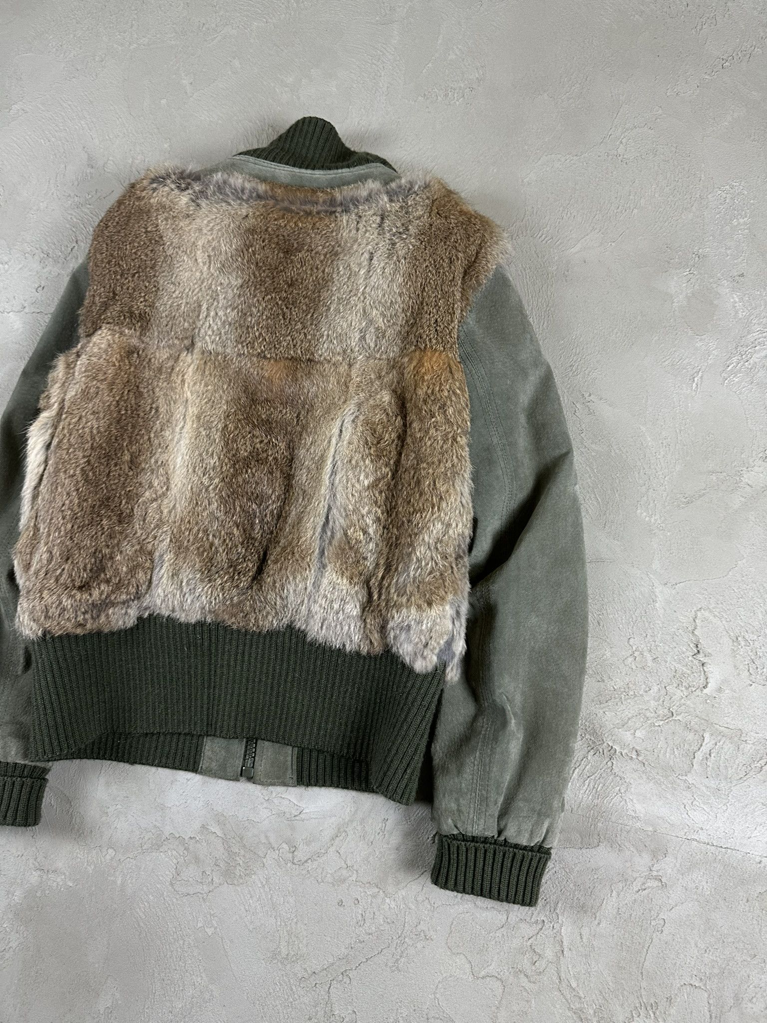 Mustang Vintage Mustang Y2k Real Fur Leather Boxy Bomber Jacket 00s Size M / US 6-8 / IT 42-44 - 11 Thumbnail