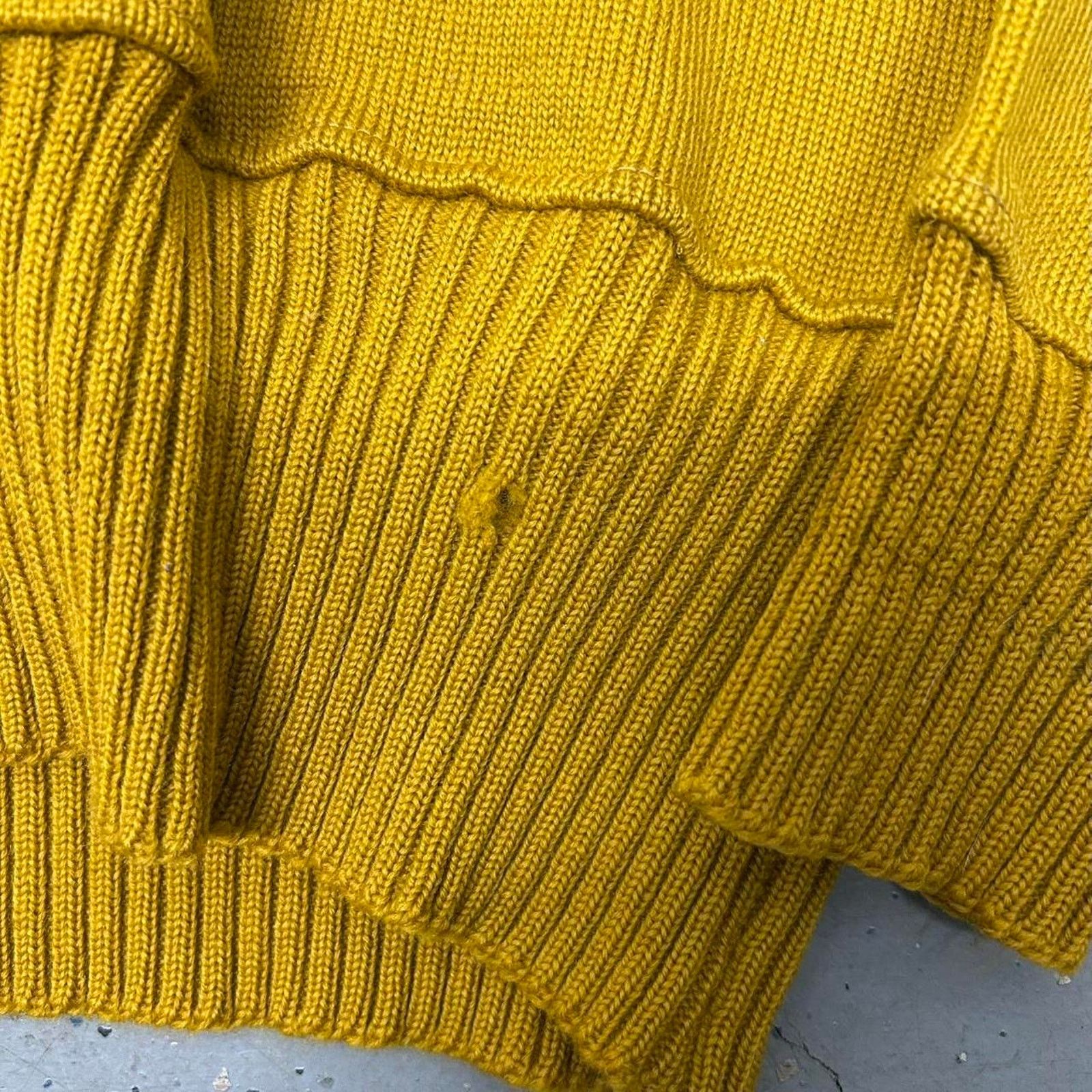 Wilson VTG 1950s Wilson yellow and purple University sweater Size US L / EU 52-54 / 3 - 5 Thumbnail