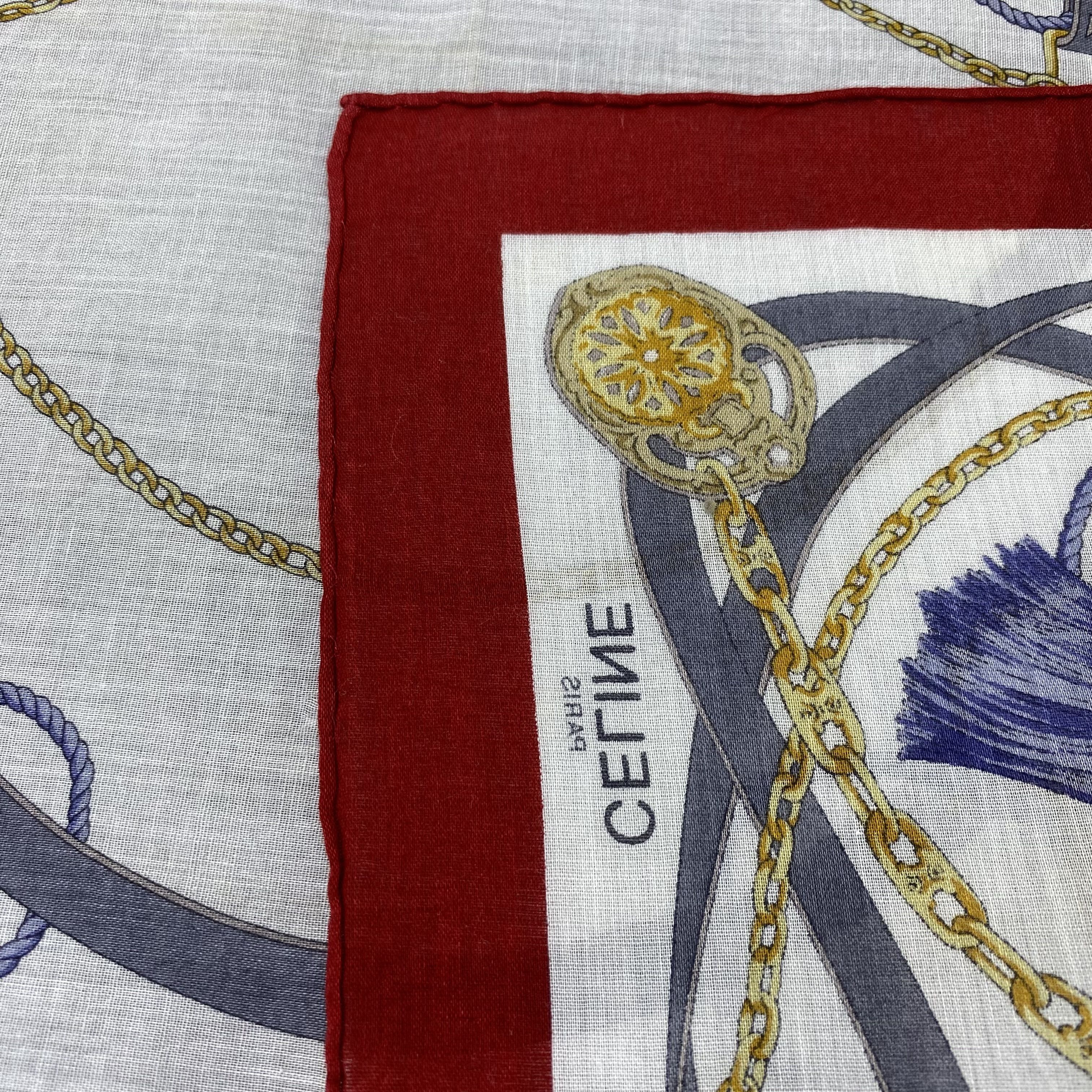Celine Celine Handkerchief Neckerchief Bandana-B1769 Size ONE SIZE - 6 Thumbnail